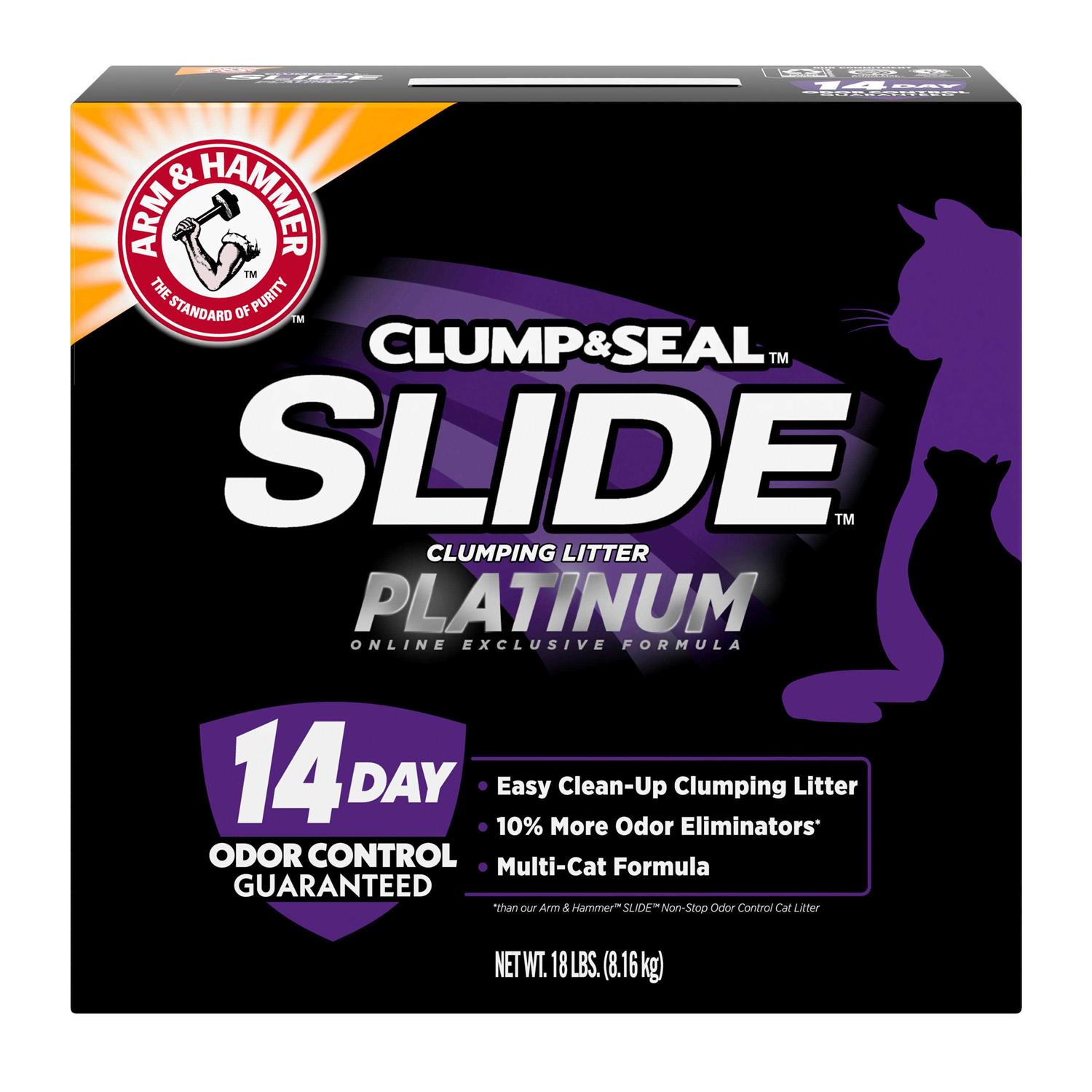 Arm Hammer Slide Platinum Easy Clean-Up Clumping Cat Litter