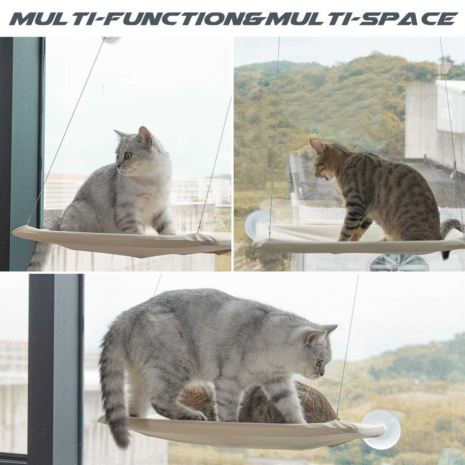 Alternative view of JOOLOKT Cat Window Perch Cat Window Hammock