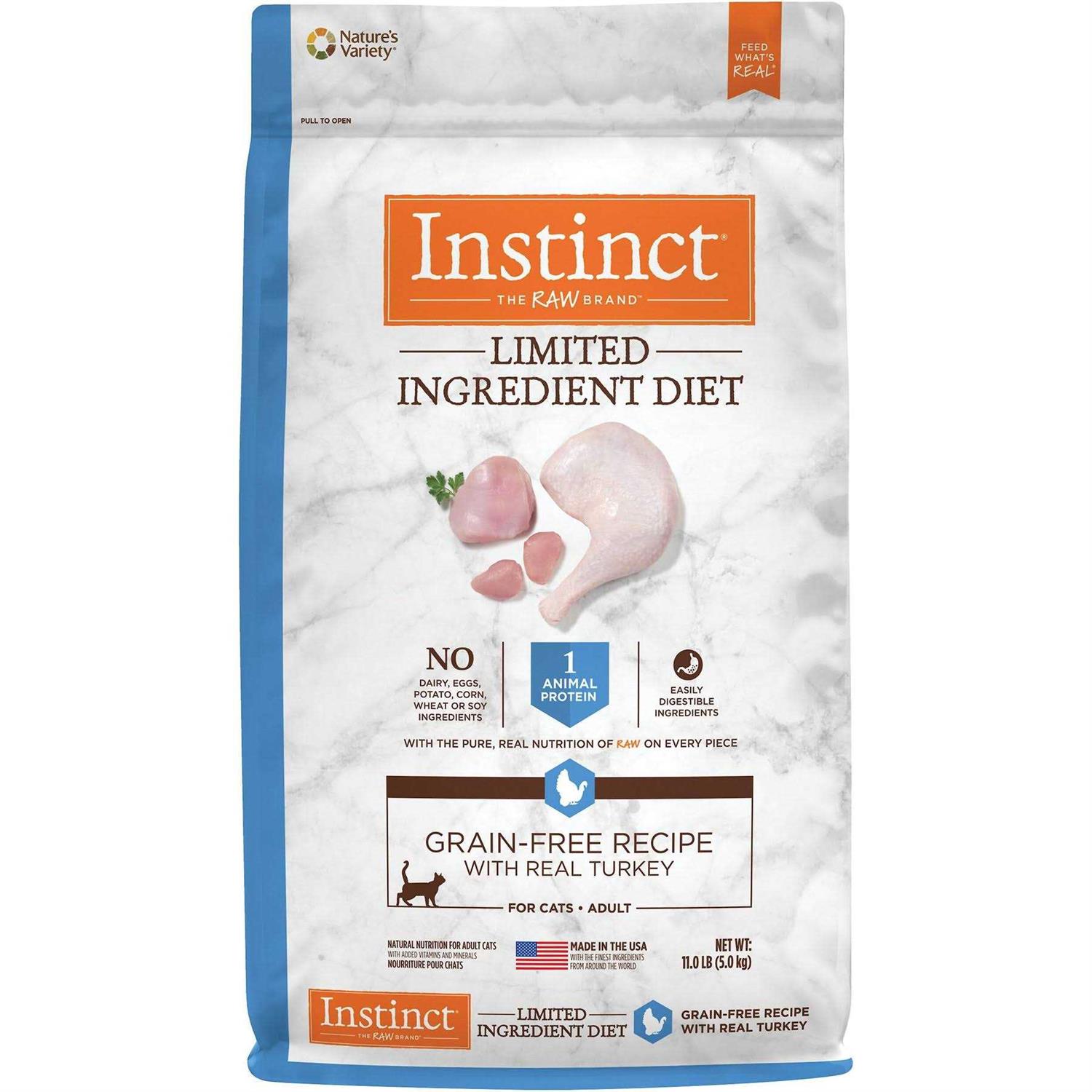 Instinct Limited Ingredient Diet Grain Free Recipe with Real Turkey Dry Cat Food