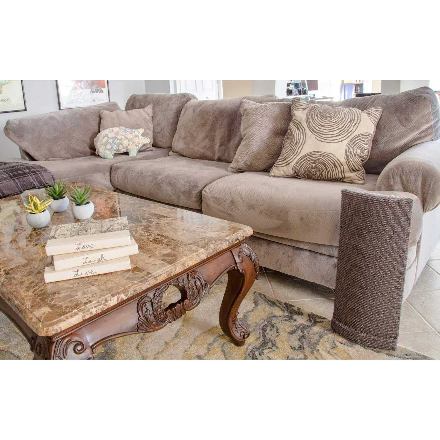 Alternative view of Sofa-Scratcher Cat Scratching Post Couch-Corner Furniture Protector