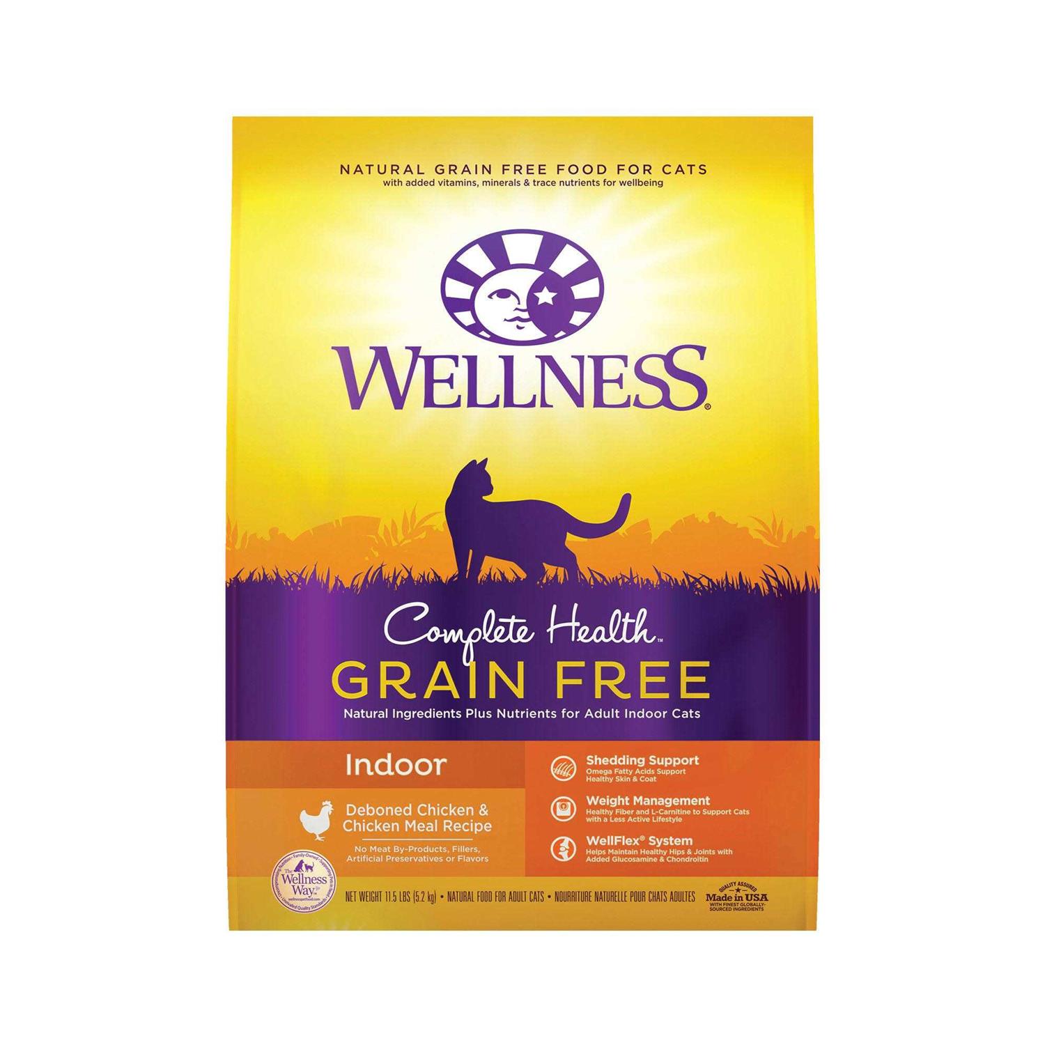 Wellness Complete Health Grain-Free Indoor Deboned Chicken Recipe Dry Cat Food