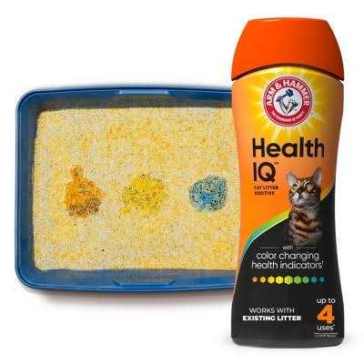 Alternative view of Arm & Hammer Health IQ Cat Litter Additive with Color Changing Health Indicators