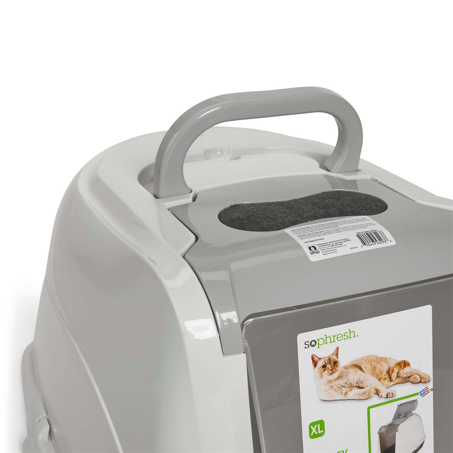 Alternative view of So Phresh Flip Top Cat Litter Box Hood