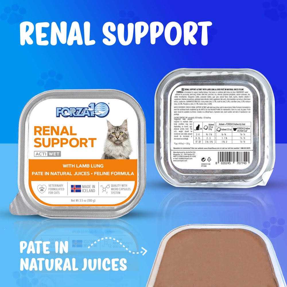 Alternative view of Forza10 Nutraceutic Actiwet Renal Support Wet Cat Food