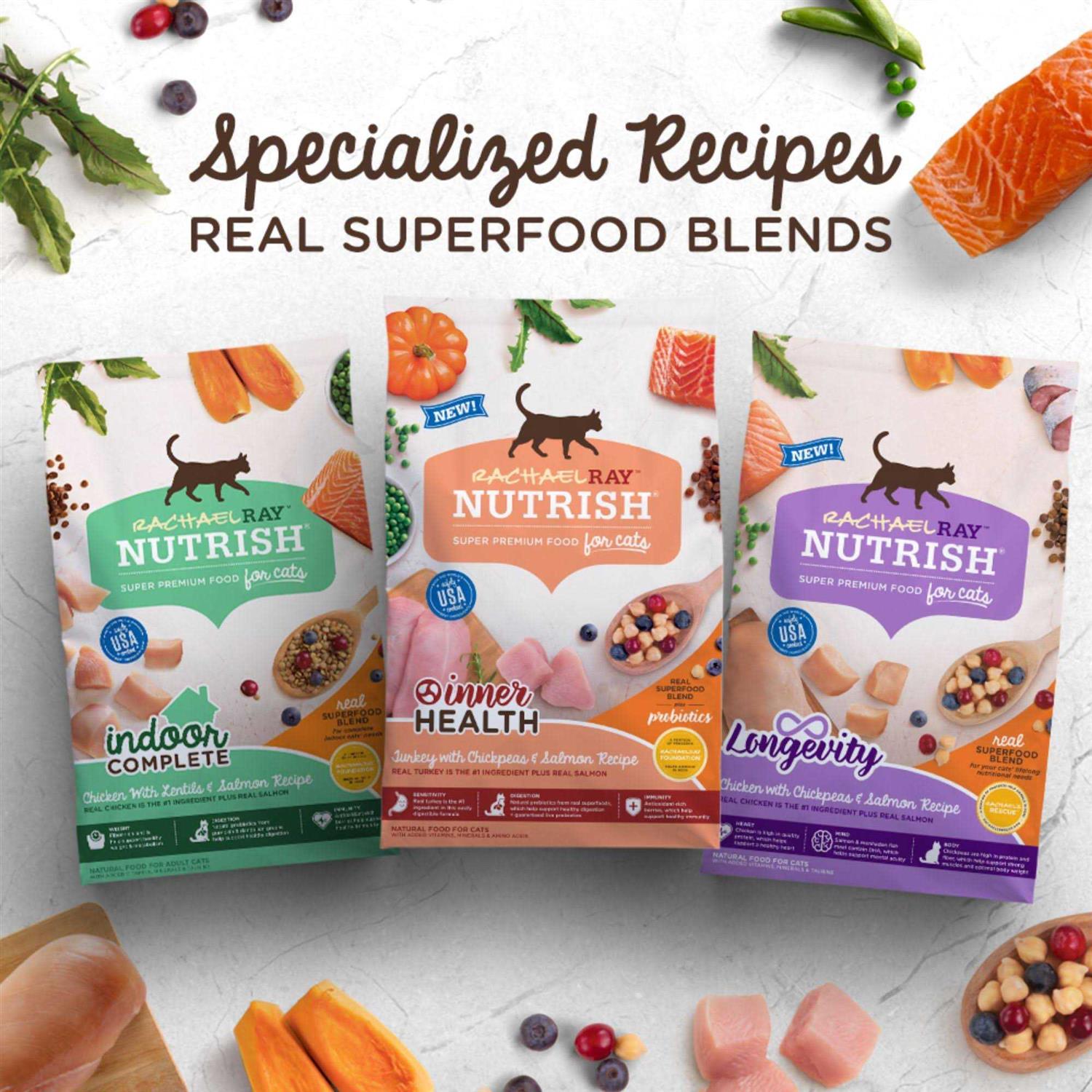 Alternative view of Rachael Ray Nutrish Inner Health Dry Cat Food Turkey