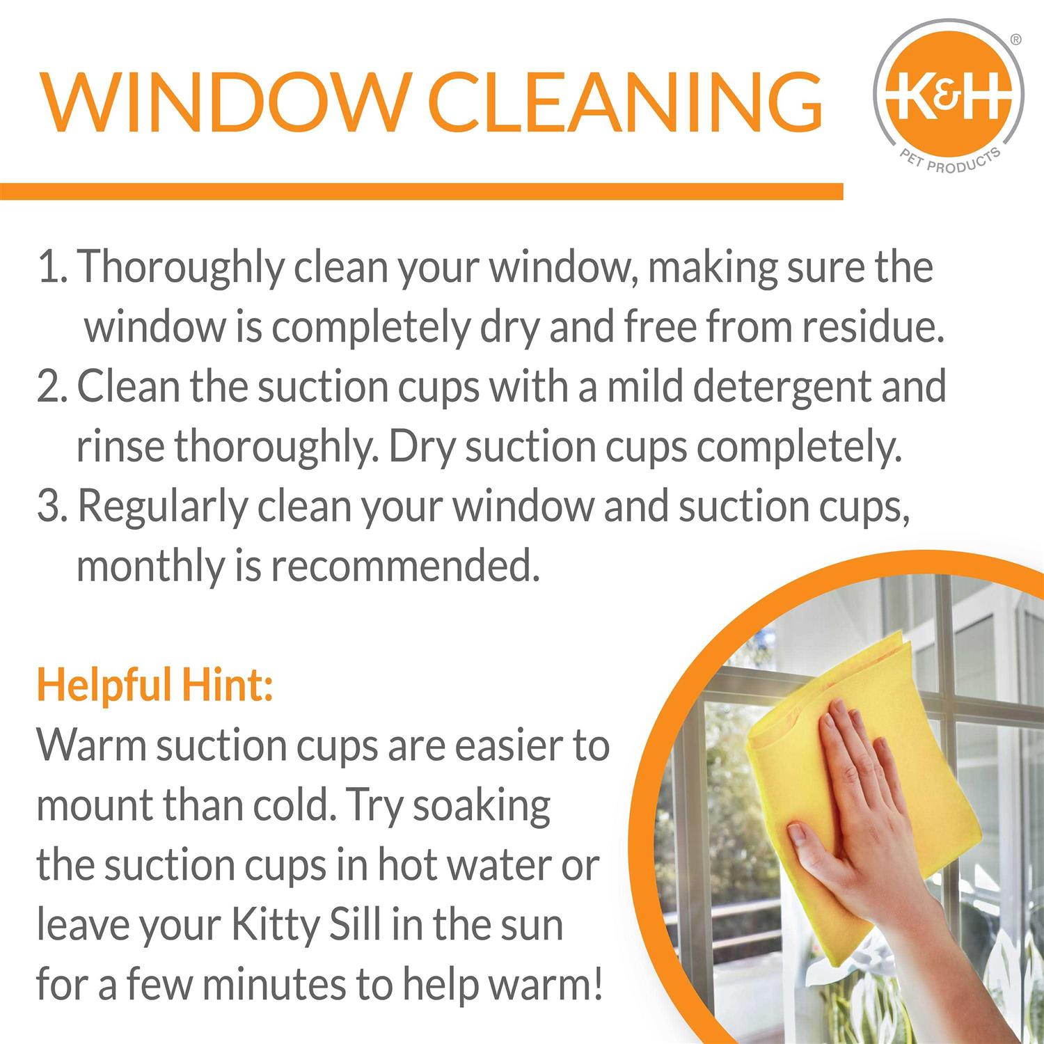 Alternative view of K&H Pet Products EZ Mount Window Kitty Sill