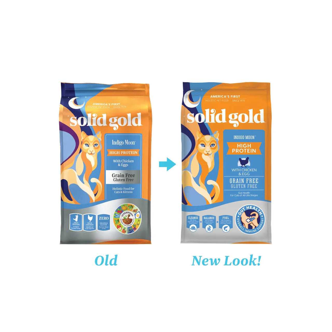 Alternative view of Solid Gold Indigo Moon Free Dry Cat Food