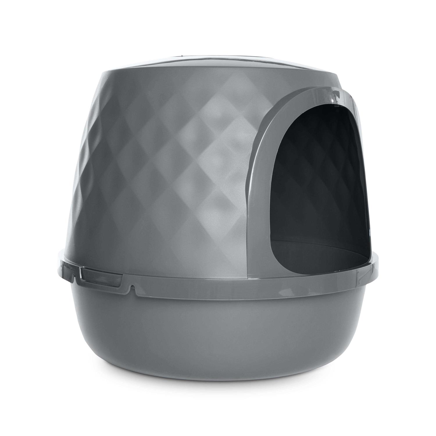 Alternative view of So Phresh Geometric Covered Cat Litter Box