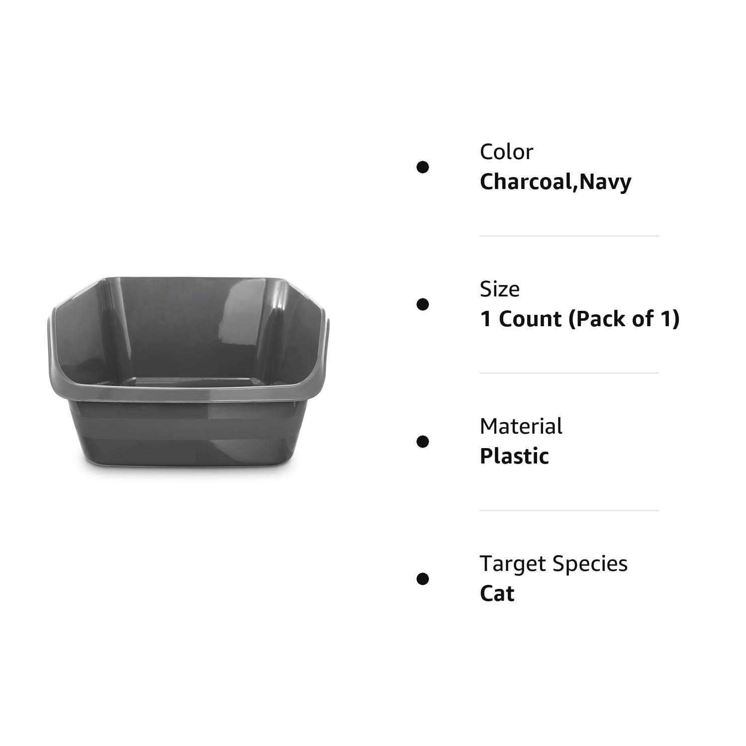 Alternative view of So Phresh Charcoal Shatter Shield High-Back Cat Litter Box