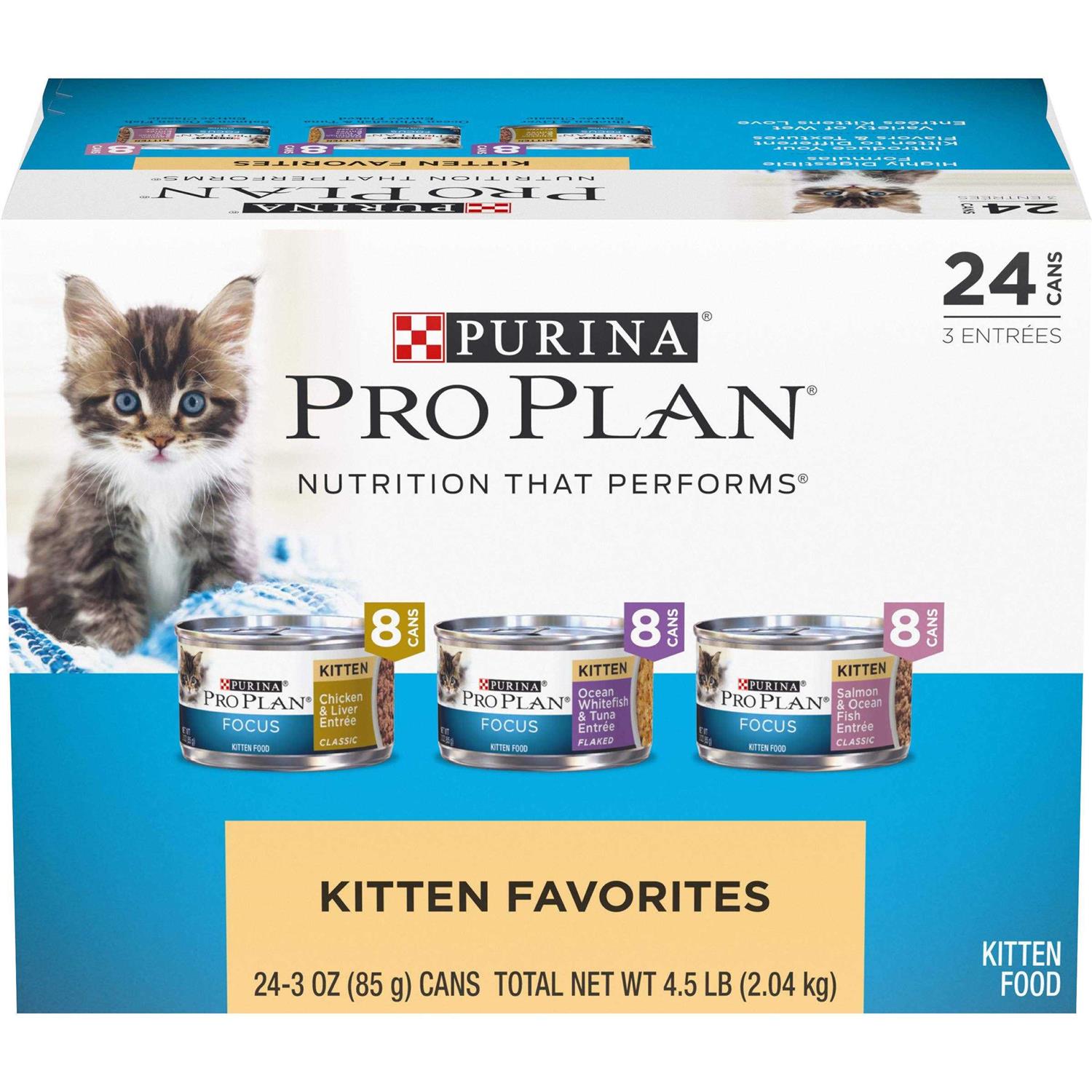 Alternative view of Purina Pro Plan Focus Kitten Favorites Wet Kitten Food Variety Pack
