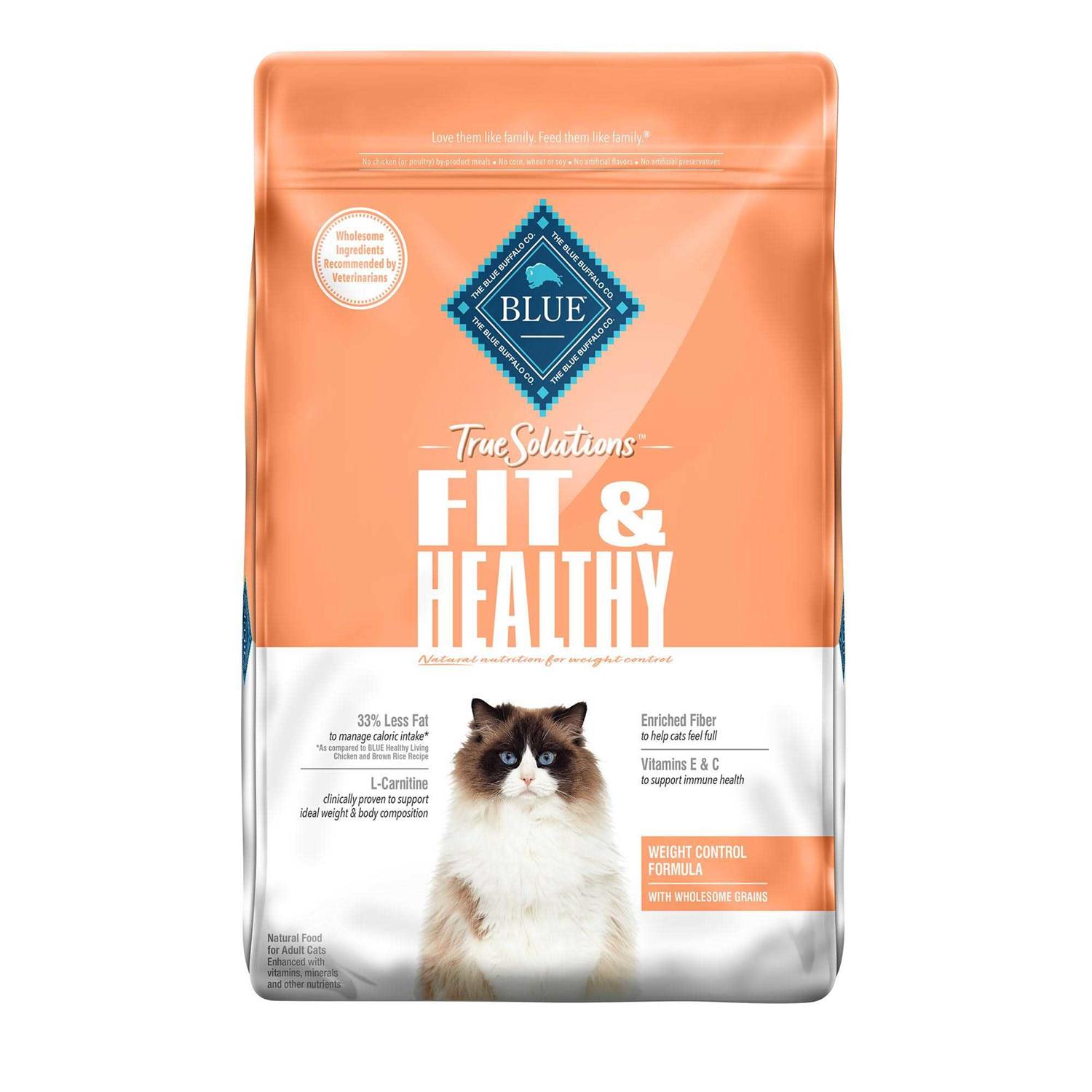 Blue Buffalo True Solutions Fit & Healthy Weight Control Formula Adult Dry Cat Food