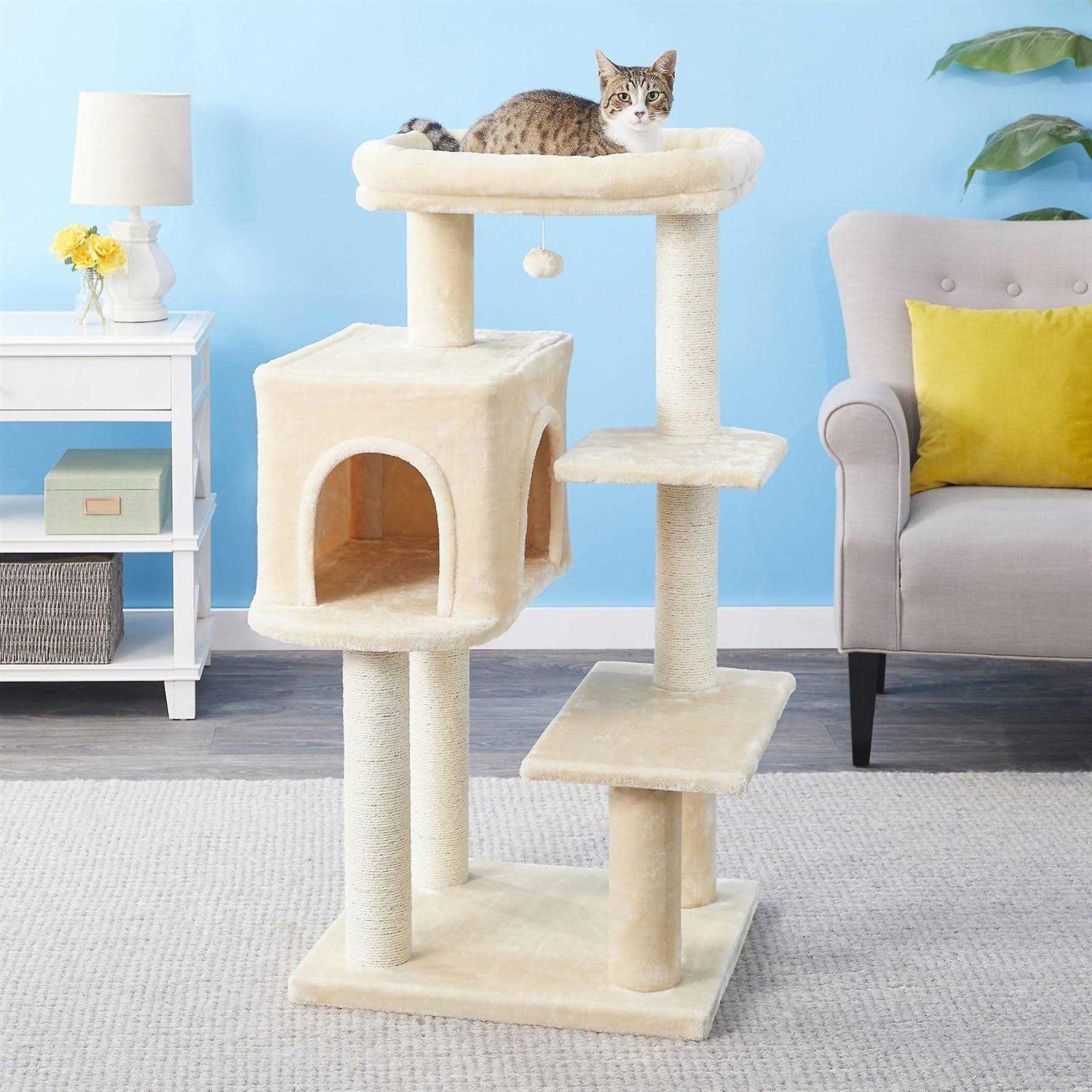 Frisco 48-in Heavy Duty Faux Fur Cat
