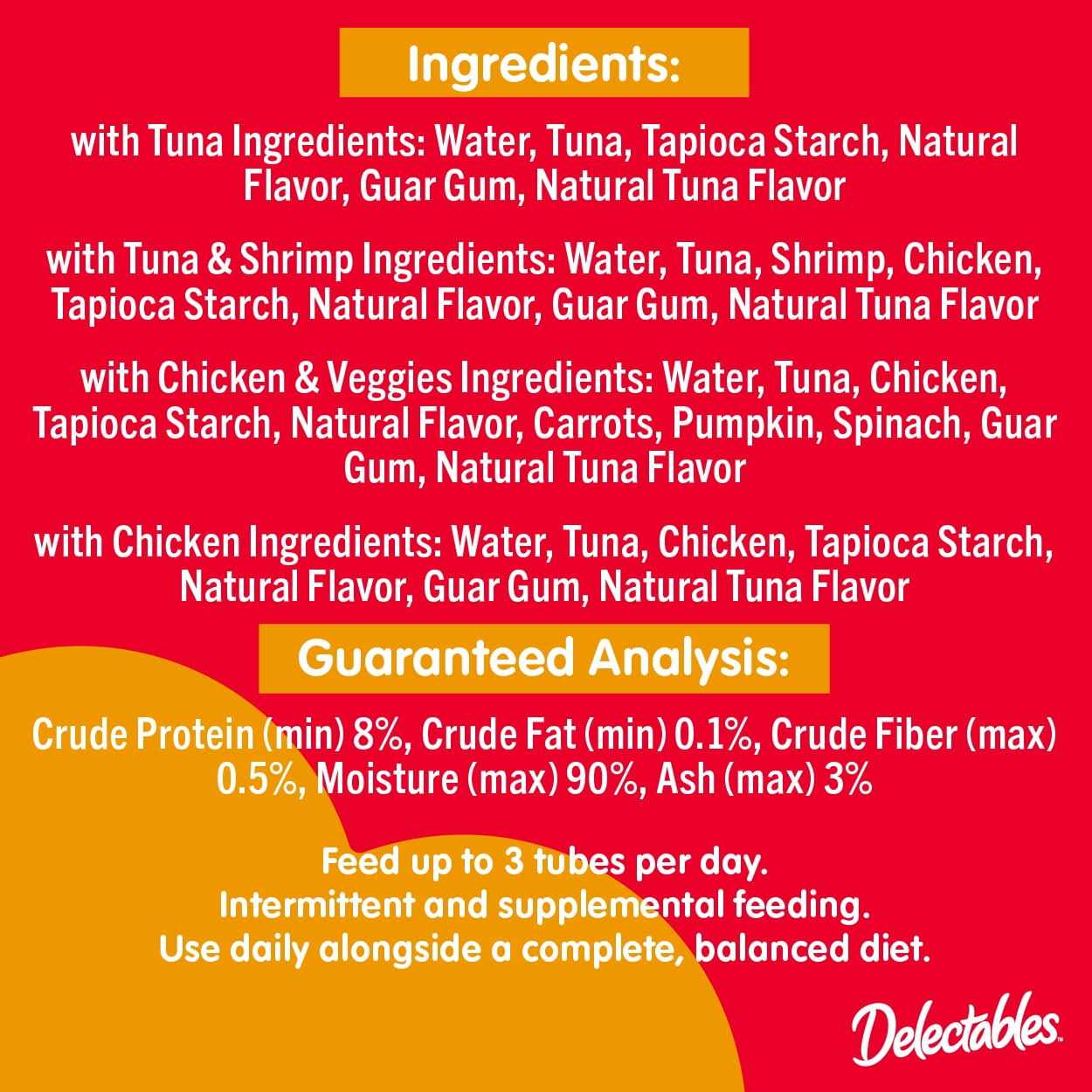 Alternative view of Hartz Delectables Squeeze Up Interactive Lickable Wet Cat Treats Variety Pack