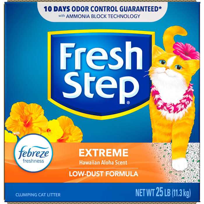 Alternative view of Fresh Step Hawaiian Aloha Extreme Scented Clumping Cat Litter with Febreze