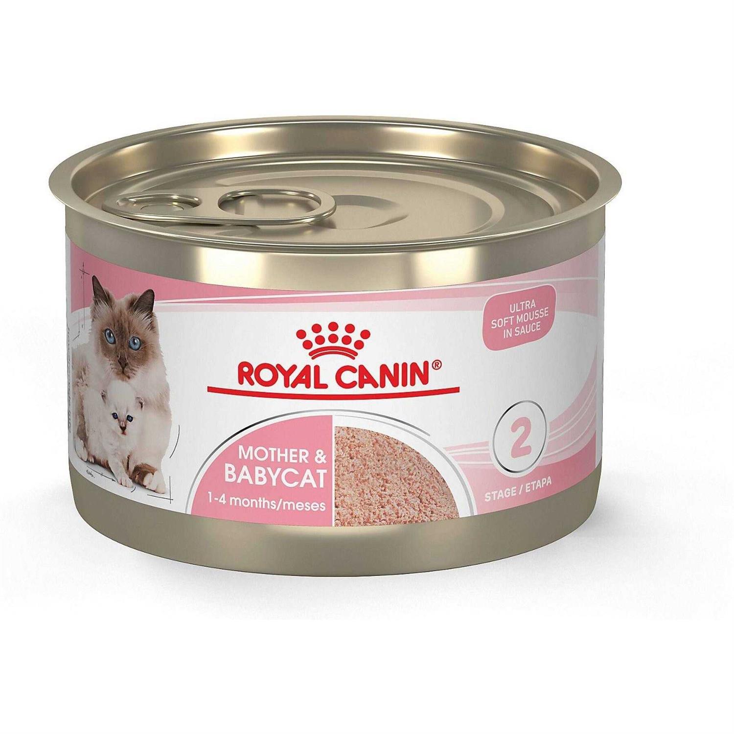 Royal Canin Feline Health Nutrition Mother & Babycat Ultra Soft Mousse in Sauce Canned Cat Food