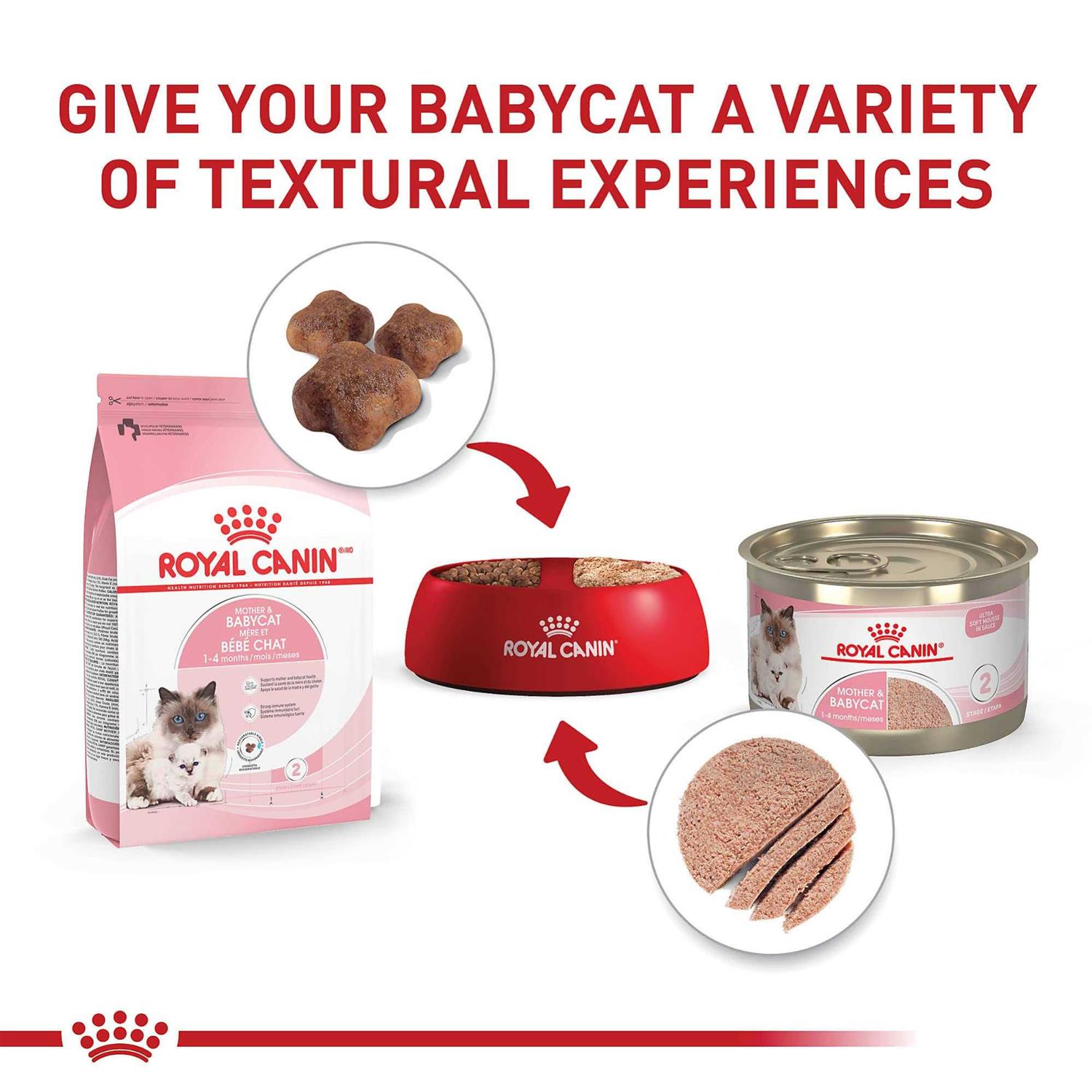 Alternative view of Royal Canin Feline Health Nutrition Mother & Babycat Ultra Soft Mousse in Sauce Canned Cat Food