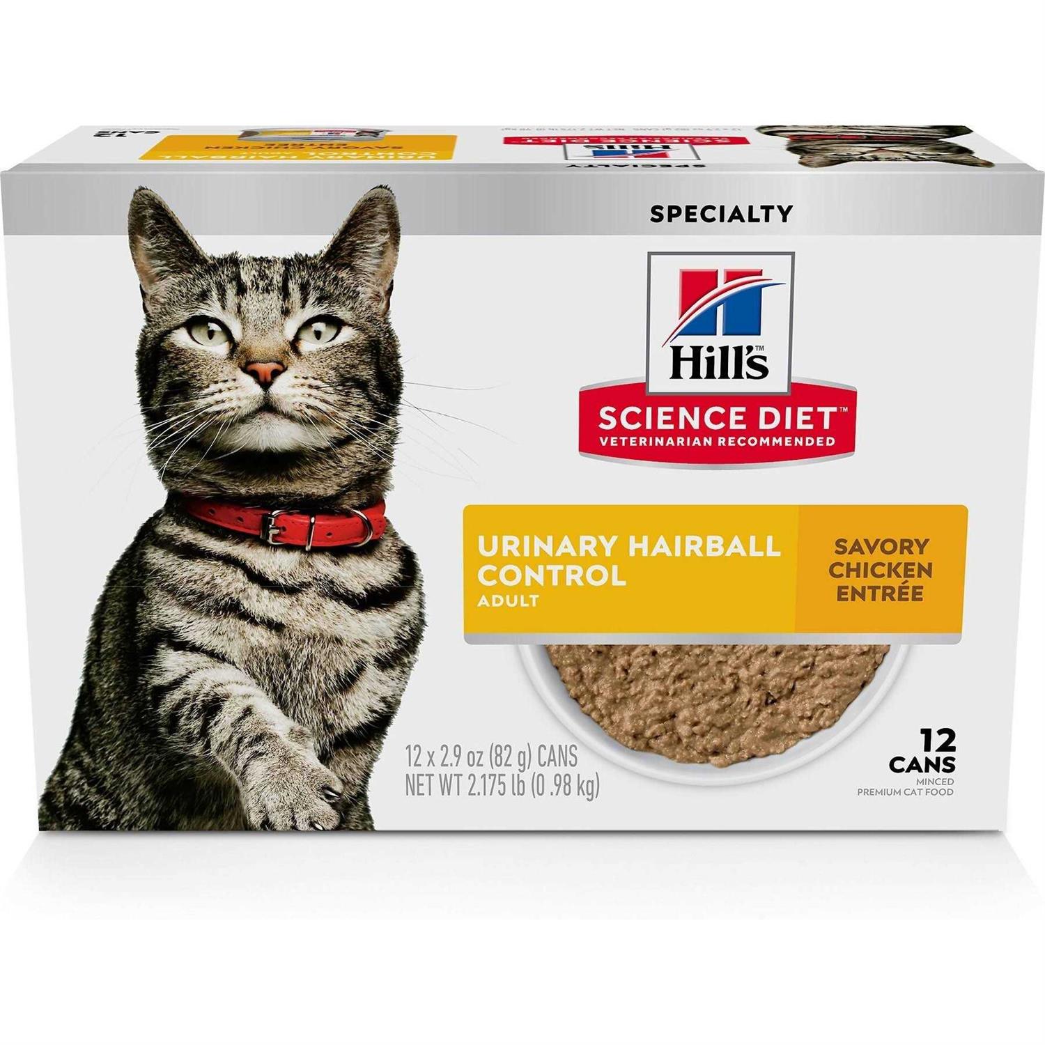 Science Diet Urinary & Hairball Control Canned Adult Cat Canned Food