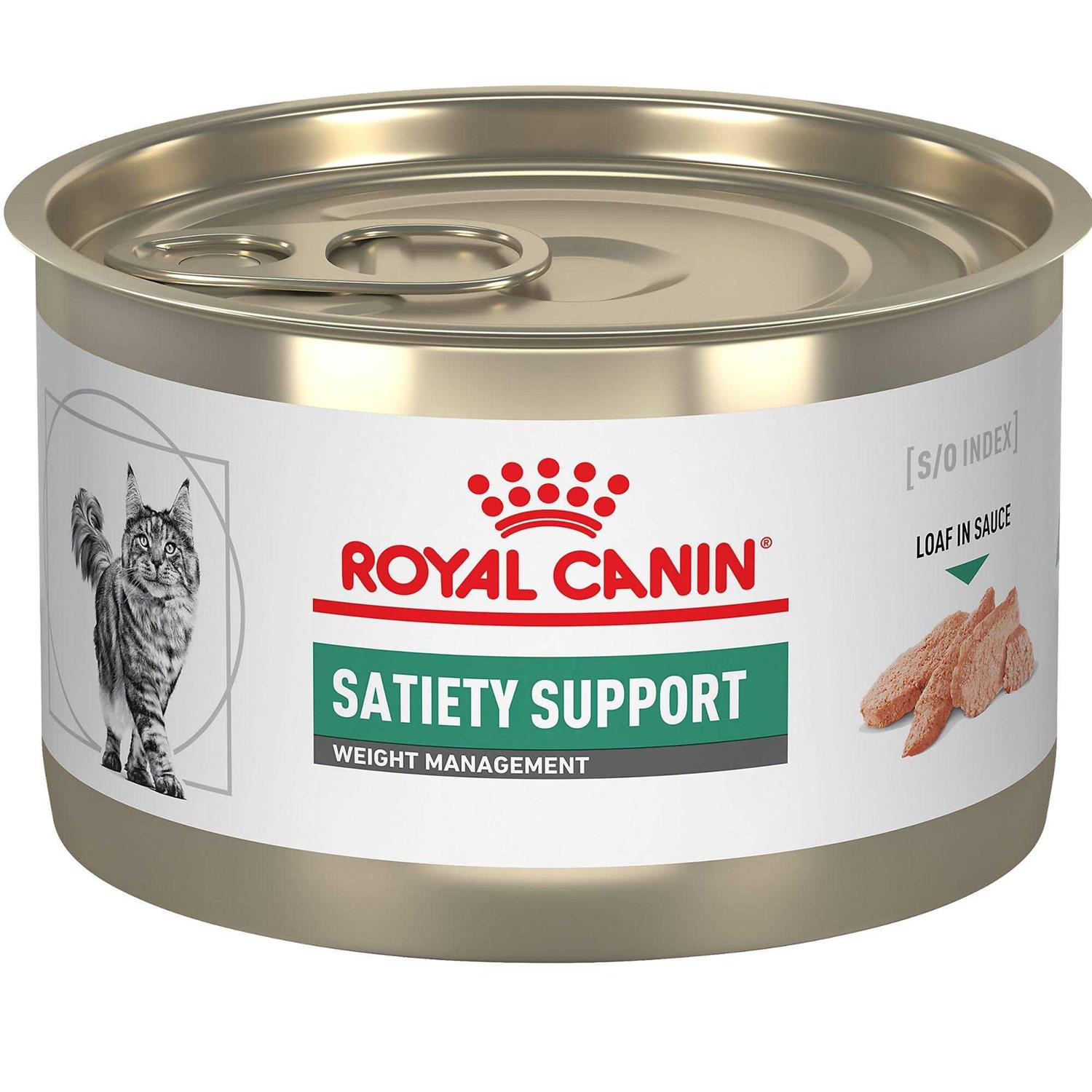 Royal Canin Veterinary Diet Feline Satiety Support Weight Management Adult Cat Loaf in Sauce Wet Food –
