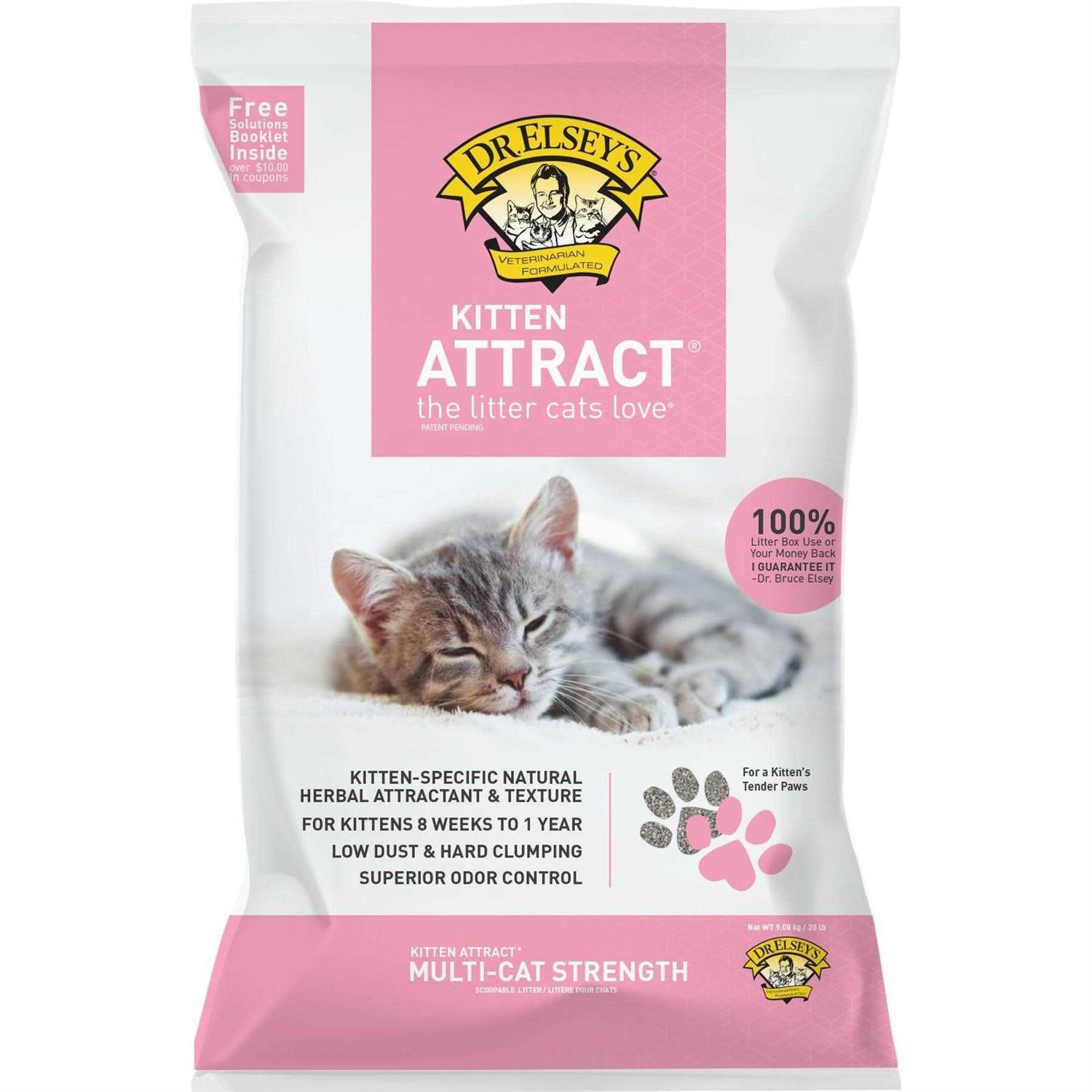 Dr. Elsey's Kitten Attract Clumping Clay Cat Litter