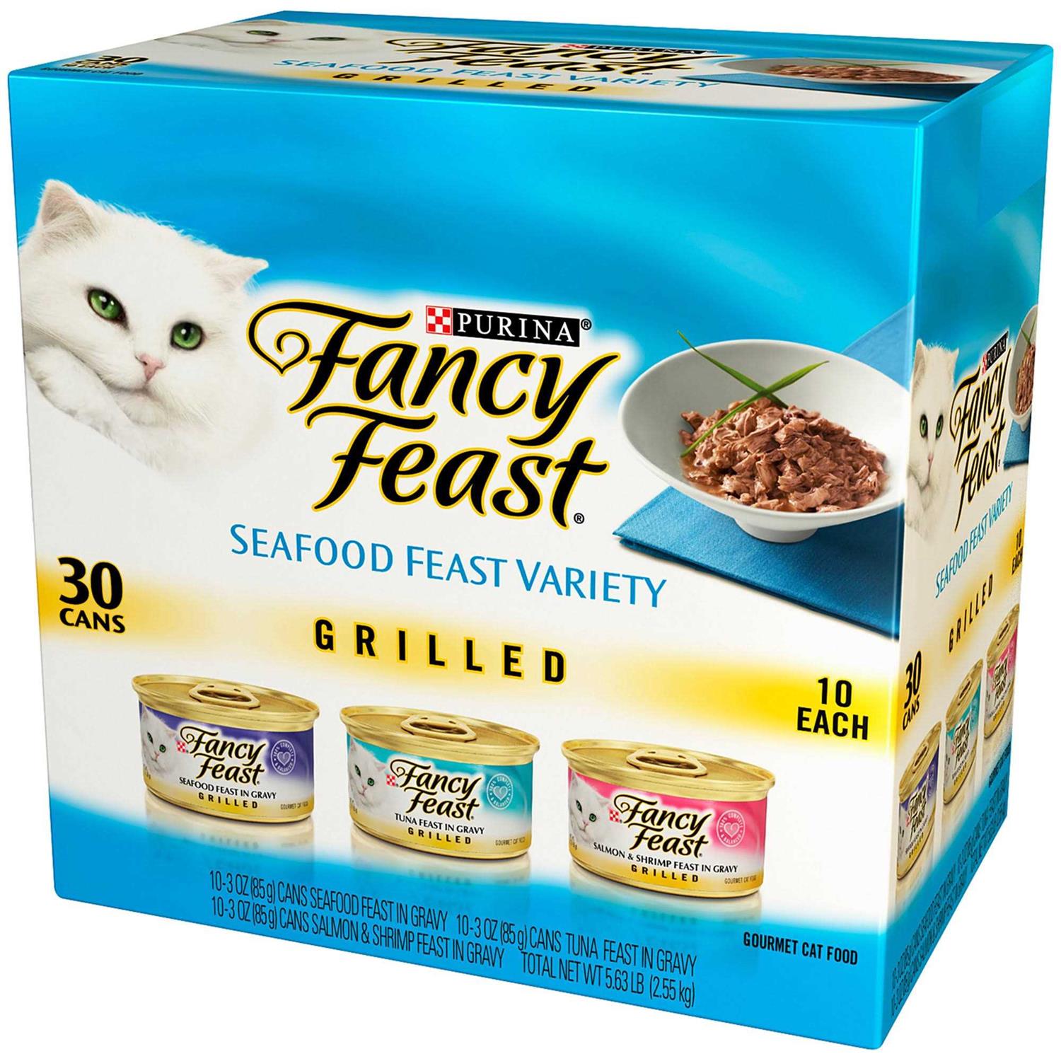Alternative view of Purina Fancy Feast Gravy Wet Cat Food Variety Pack Seafood Grilled Collection
