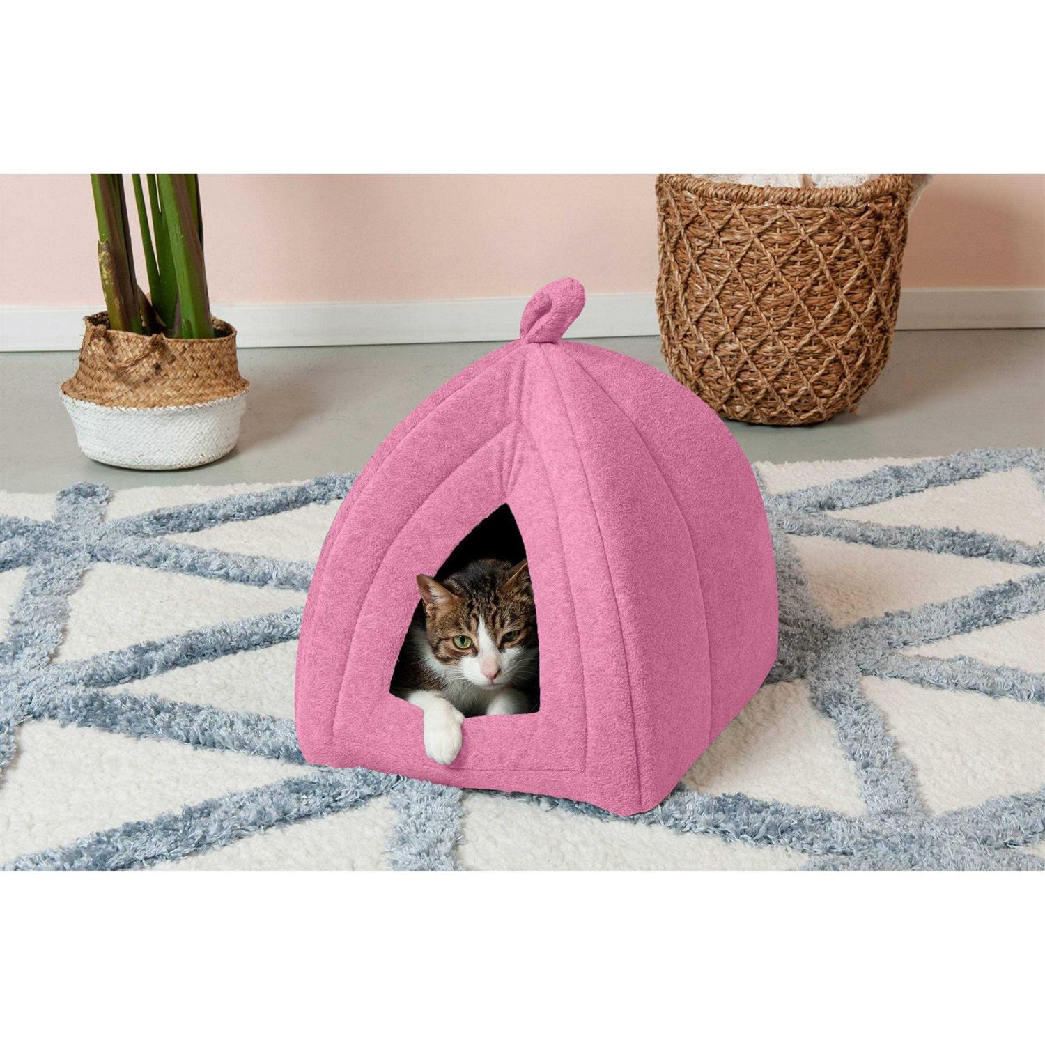 Alternative view of FurHaven Fleece Pet Bed Tent