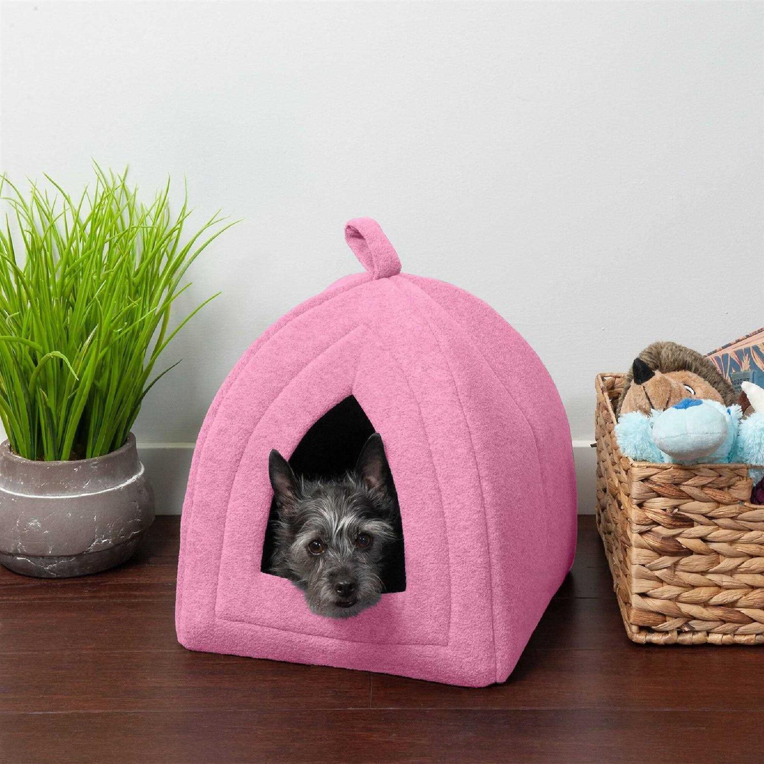 Alternative view of FurHaven Fleece Pet Bed Tent