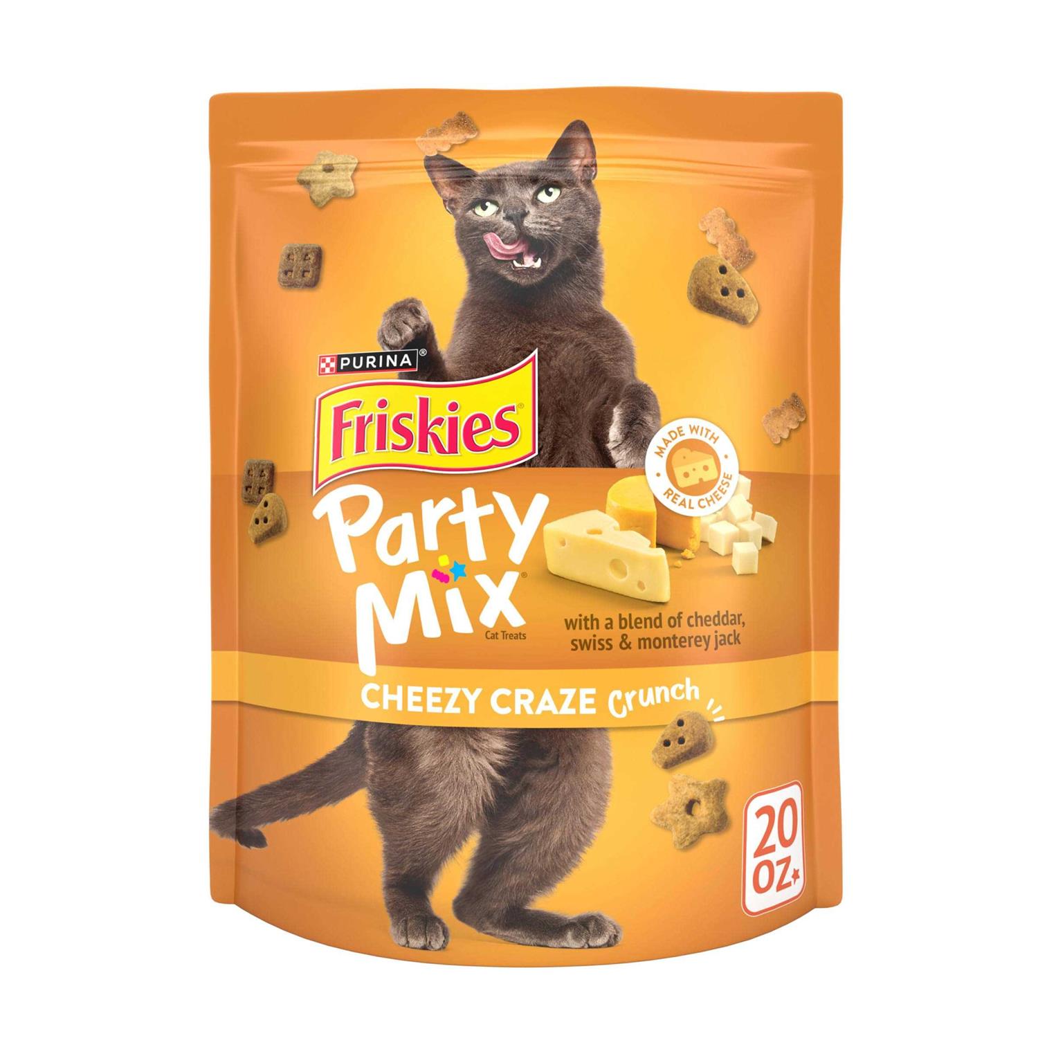 Friskies Cat Treats Party Mix Crunch