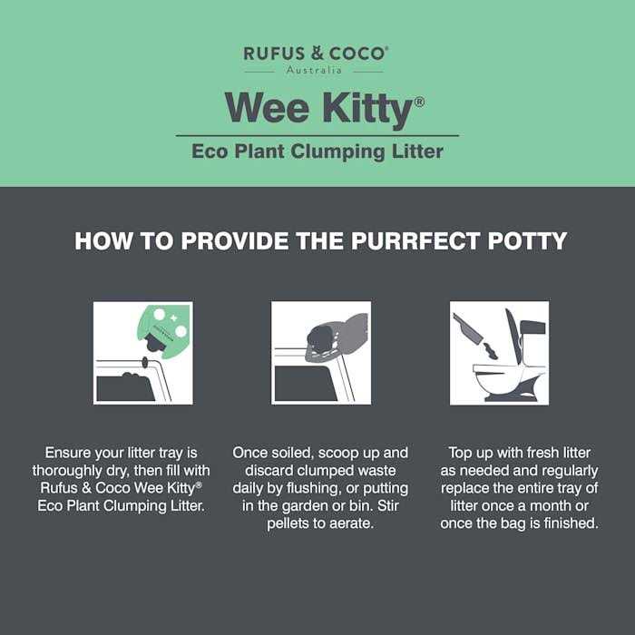 Alternative view of Rufus & Coco Wee Kitty Eco Plant Clumping Cat Litter