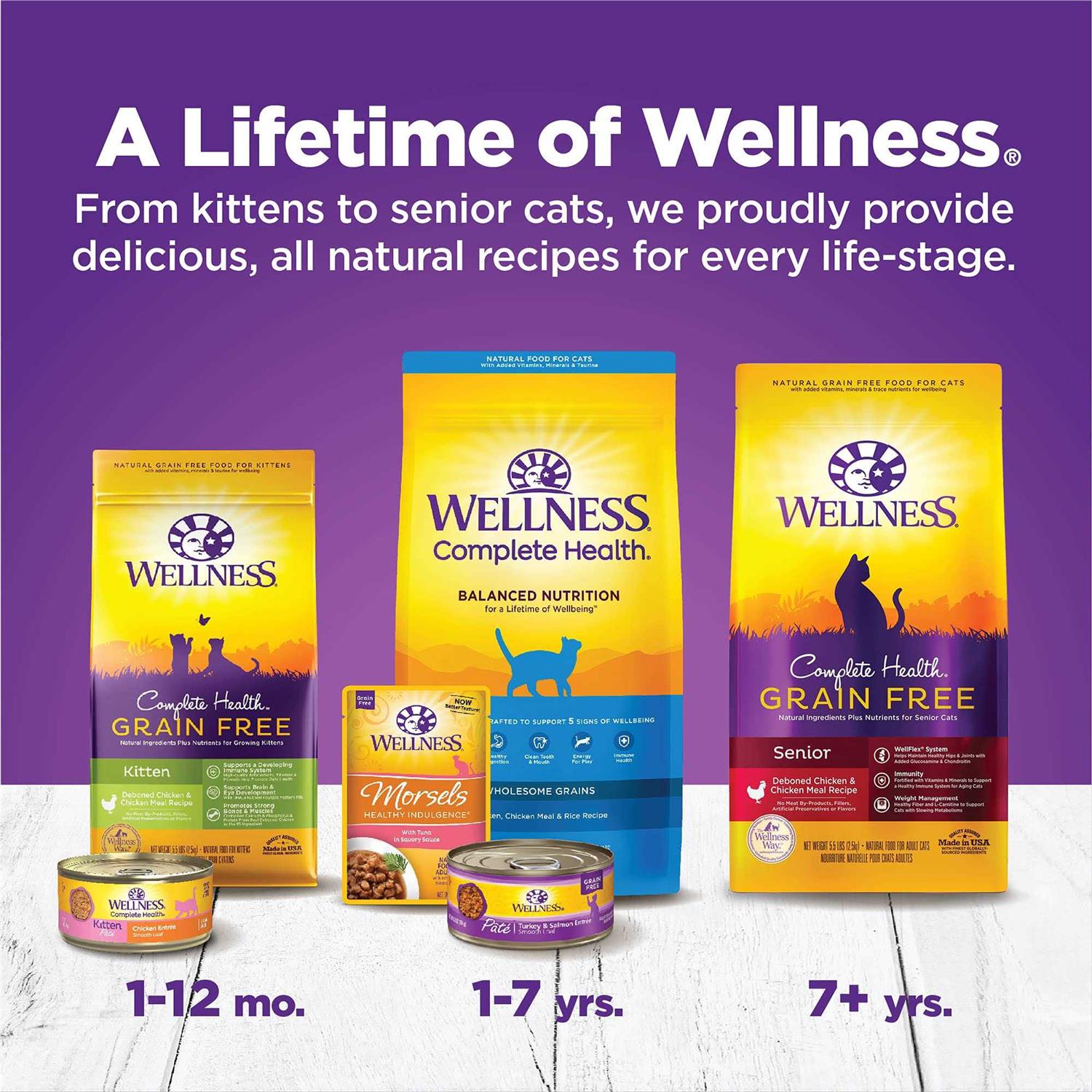 Alternative view of Wellness Complete Health Kitten Canned Wet Cat Food