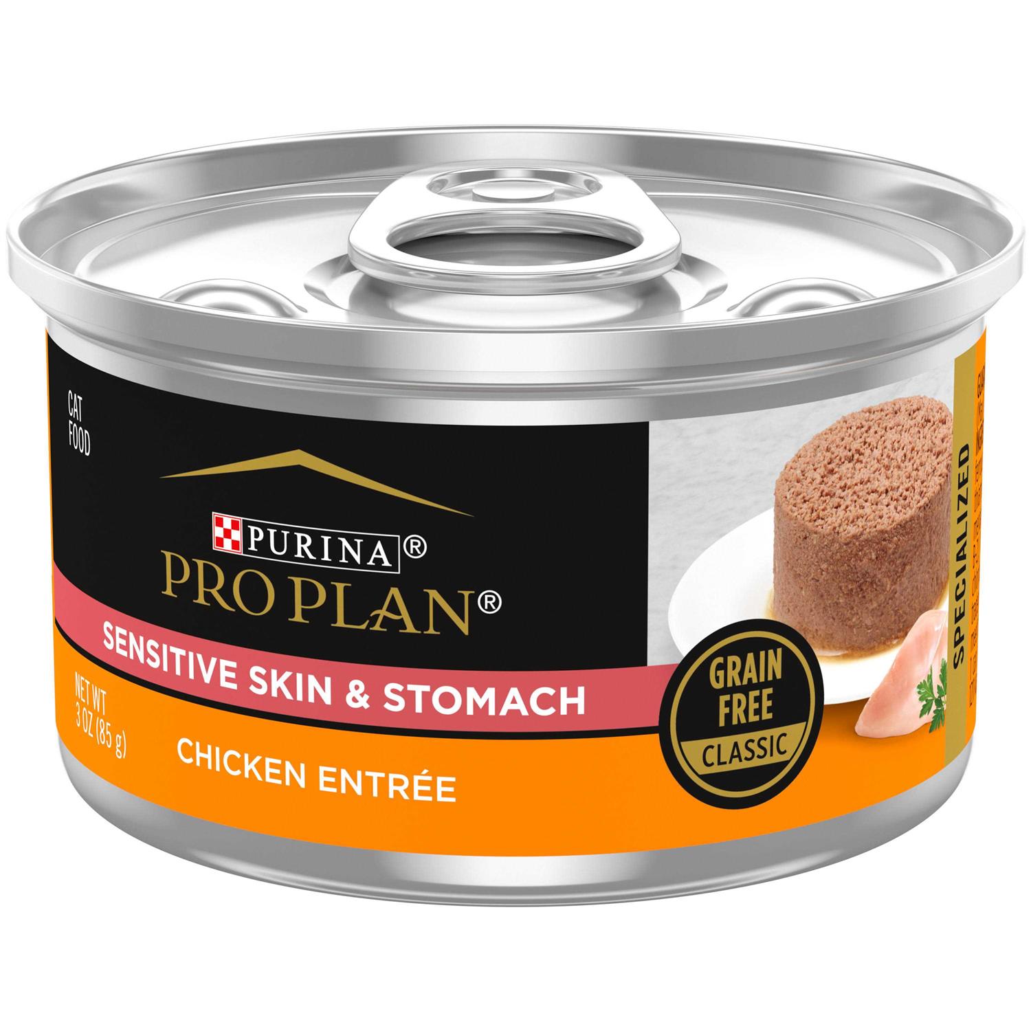 Purina Pro Plan Focus Sensitive Skin & Stomach Adult Wet Cat Food Grain Free Chicken