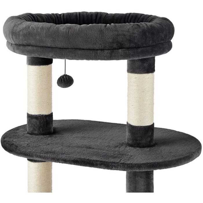 Alternative view of Frisco 59.5-in Heavy Duty Faux Fur Cat Tree Condo