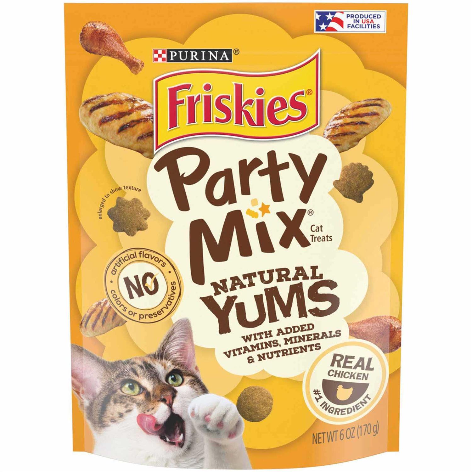 Friskies Cat Treats Natural Party Mix