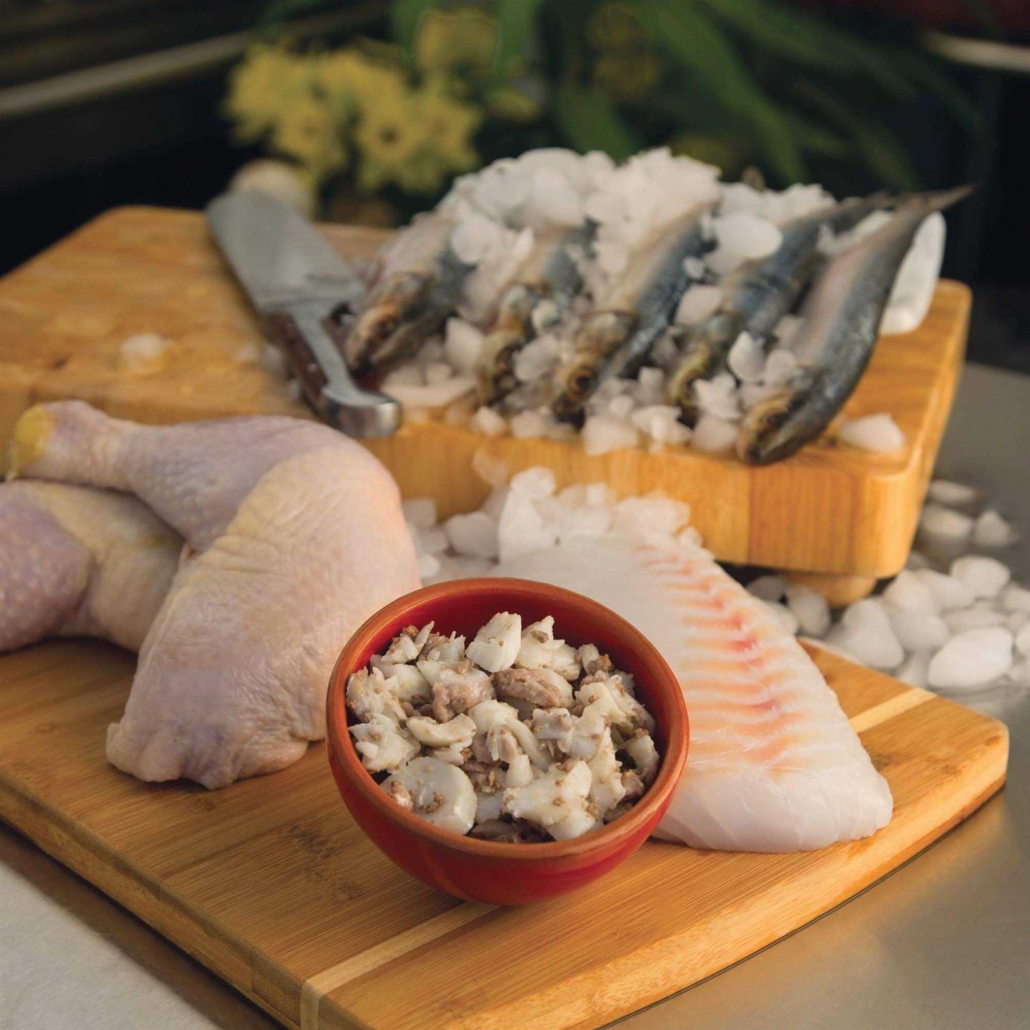 Alternative view of JustFoodForDogs Daily Diets Fish & Chicken Frozen Cat Food
