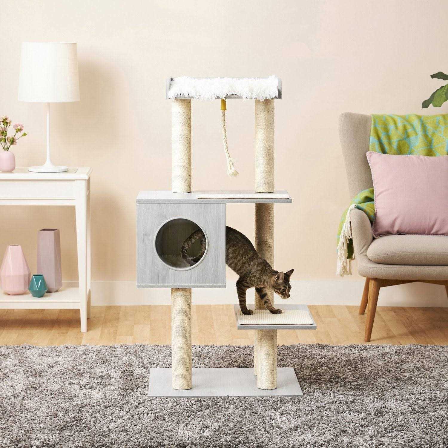 Alternative view of Frisco 47.5-In Modern Cat Tree Condo