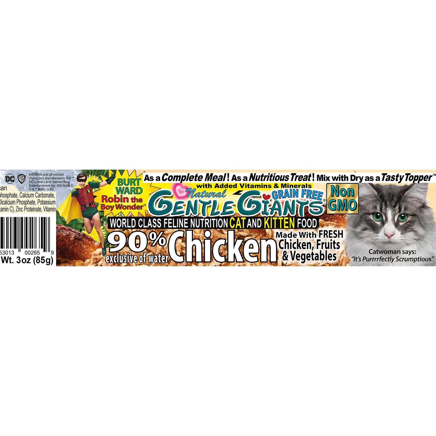Alternative view of Gentle Giants Natural Non-GMO Chicken Cat & Kitten Can Food
