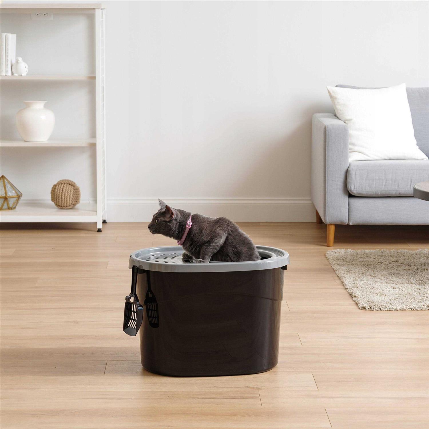 Alternative view of Iris Ohyama Top Entry Cat Litter Box