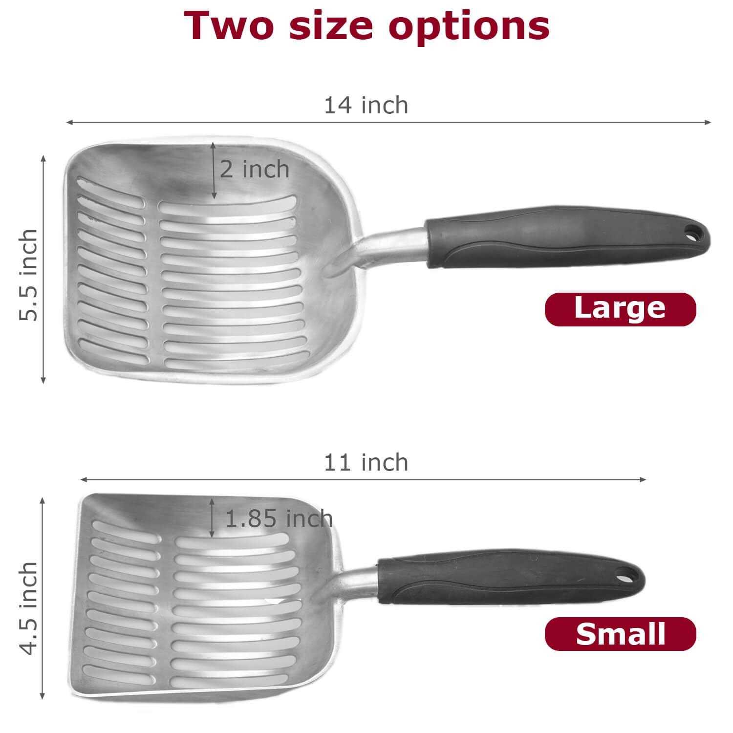 Alternative view of Frxat cat Litter Scoop, Aluminum cat Litter Scooper, Solid and Durable Oversized Metal Litter Scoops
