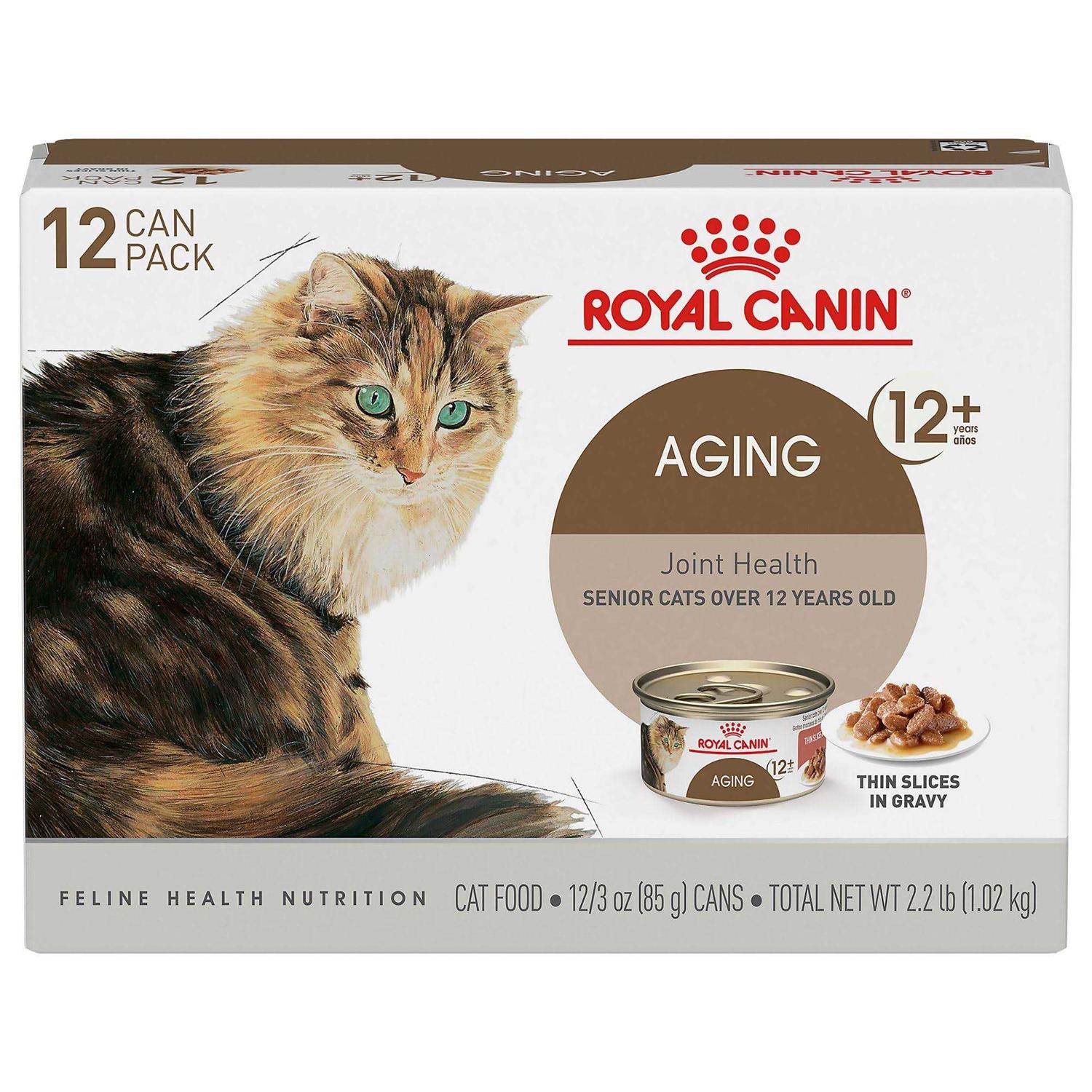 Royal Canin Aging 12+ Thin Slices in Gravy Canned Cat Food