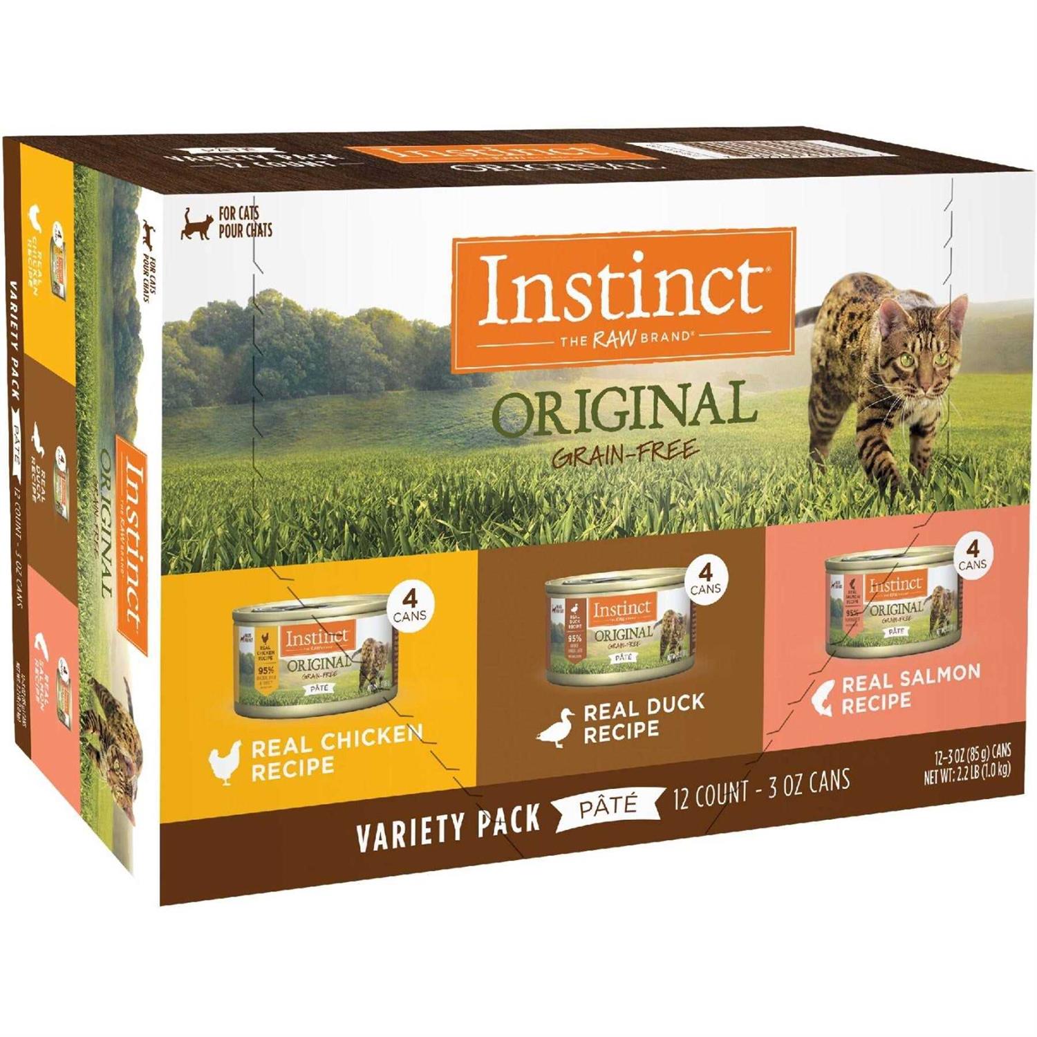 Instinct Grain-Free Recipe Variety Pack Canned Cat Food