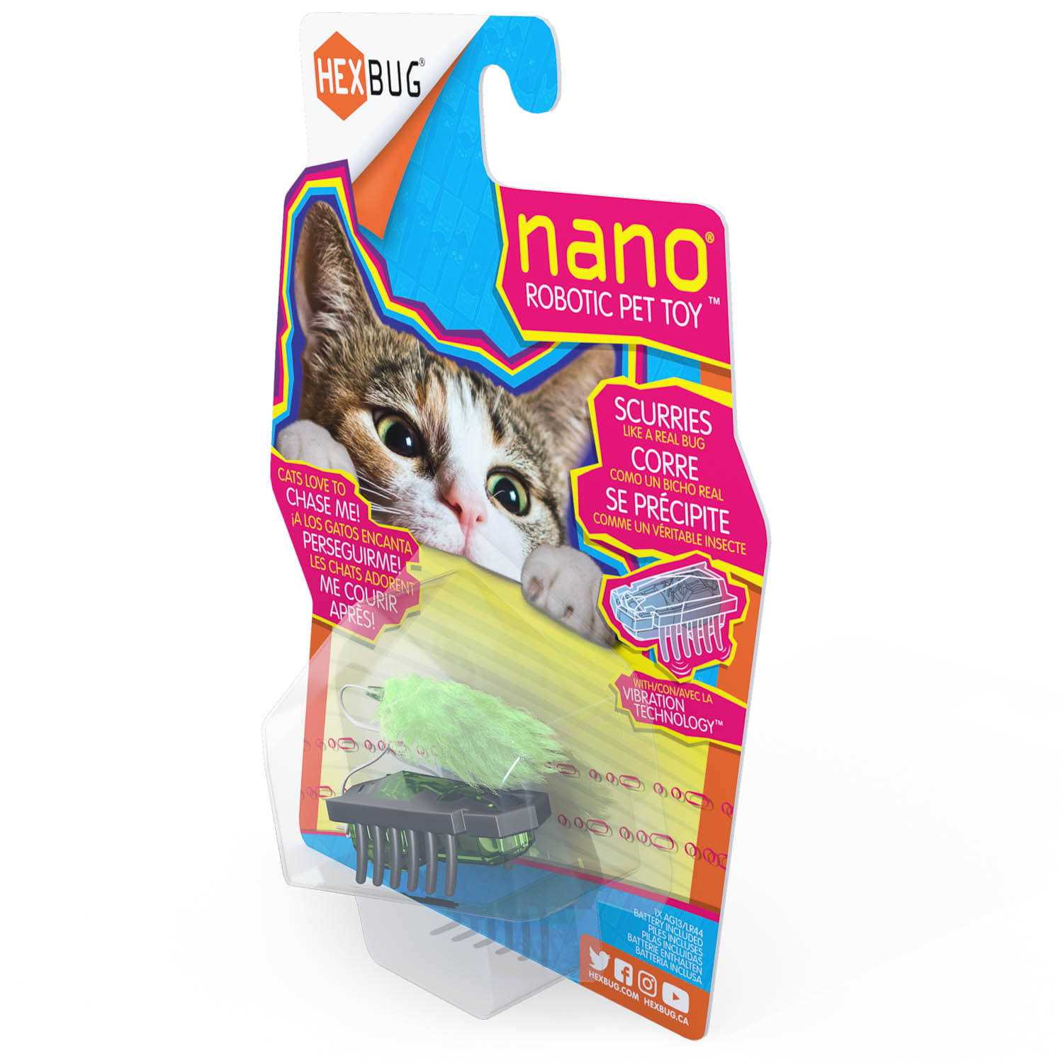 Alternative view of Hexbug Nano Robotic Cat Toy