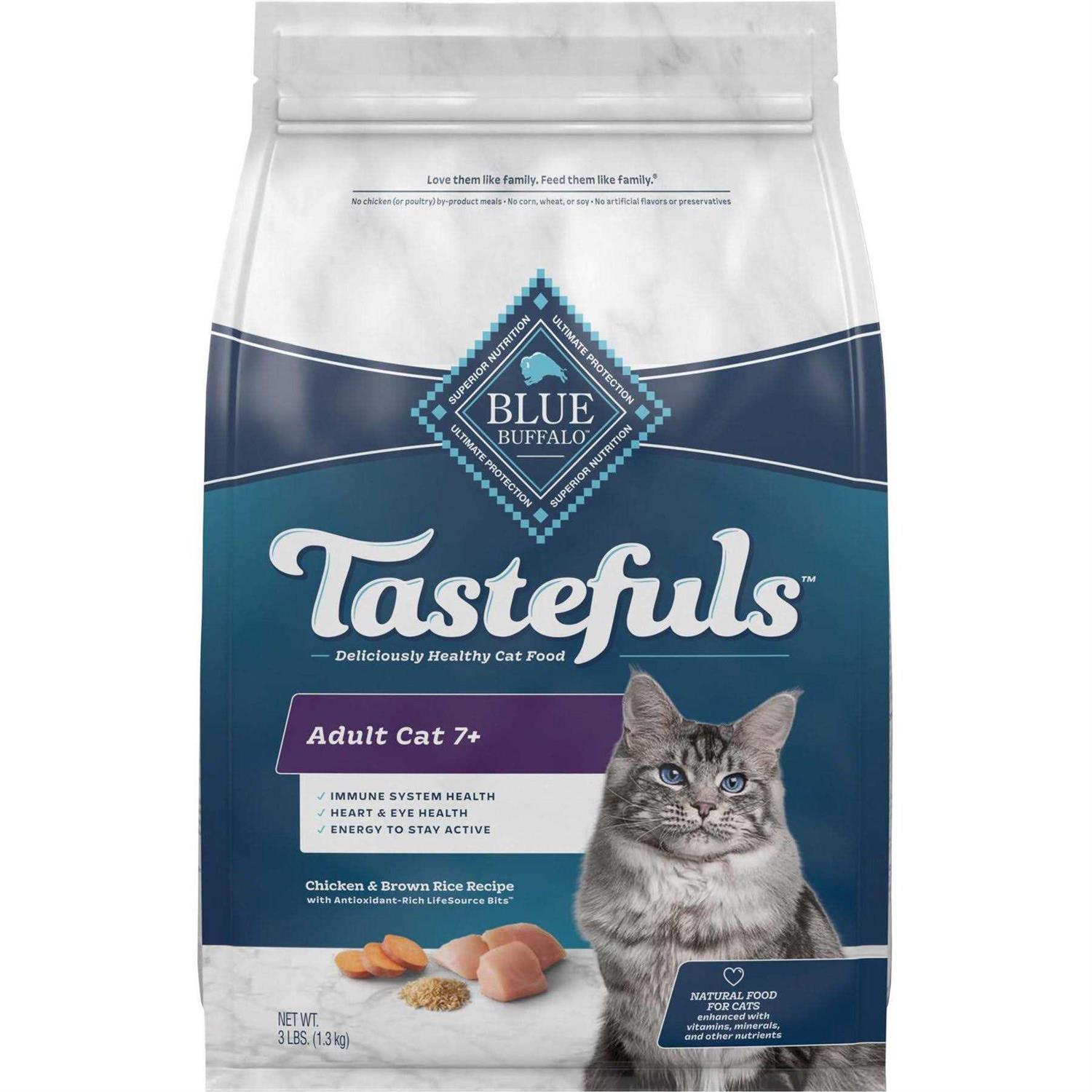 Blue Buffalo Healthy Aging Chicken & Rice Mature Dry Cat Food