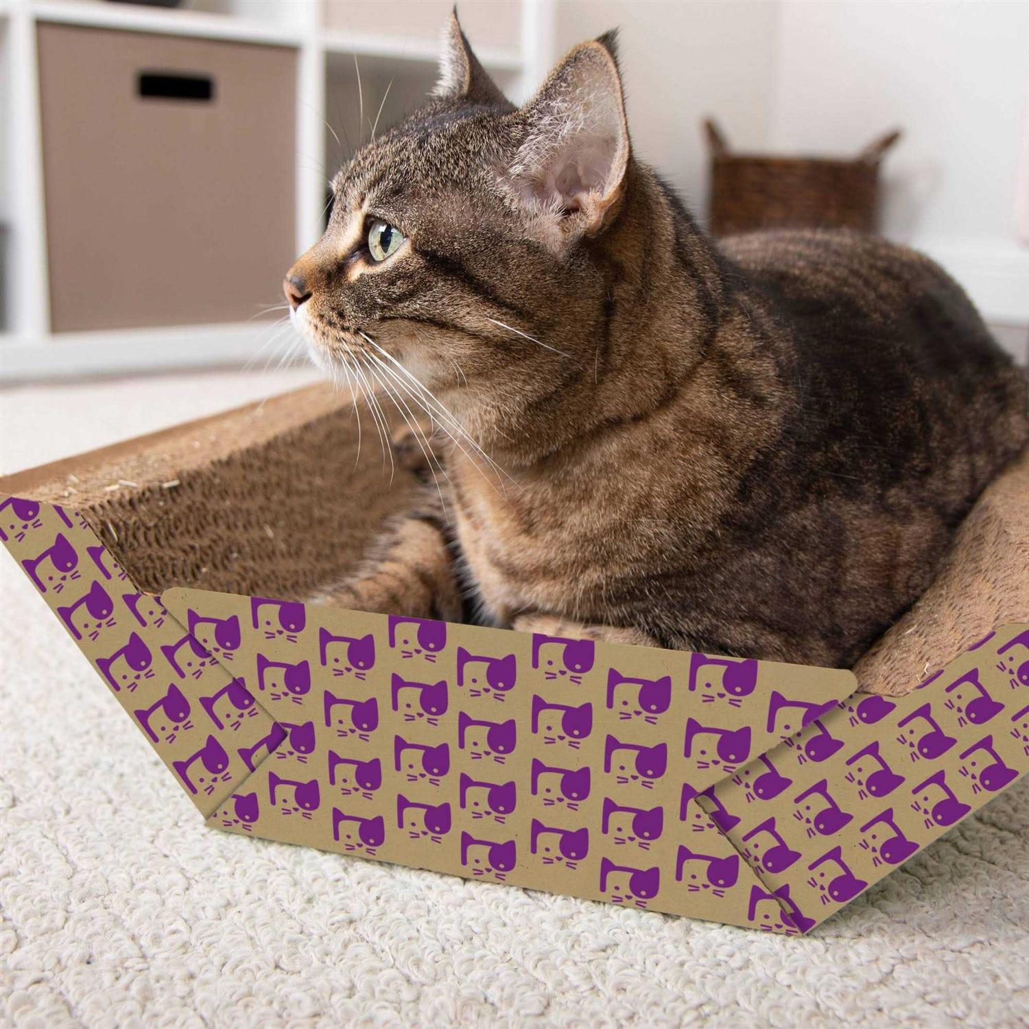 Alternative view of SmartyKat Super Scratcher Chaise Catnip-Infused Corrugate Cat Scratcher & Lounge