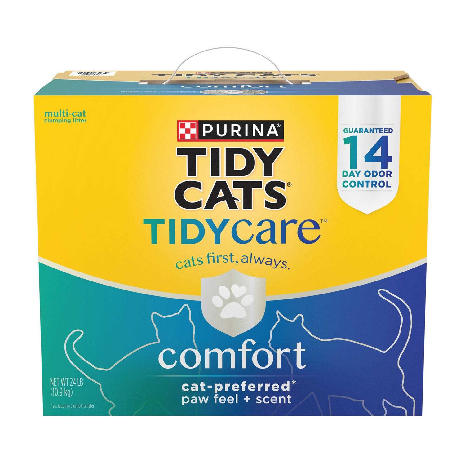 Purina Tidy Cats Tidy Care Comfort Scented Clumping Cat Litter Odor Control Low Dust Formula