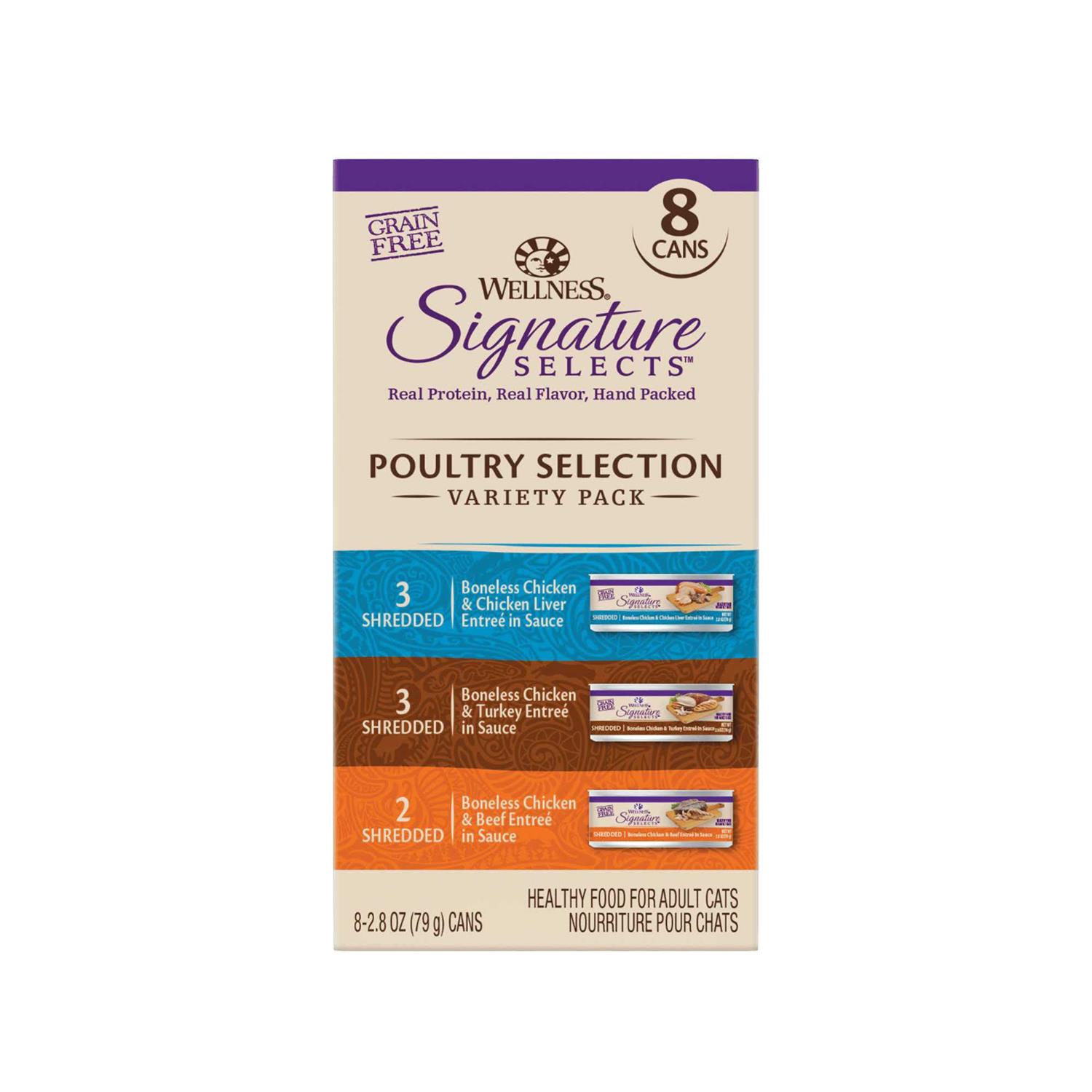 Alternative view of Wellness CORE Signature Selects Poultry Selection Variety Pack Canned Cat Food