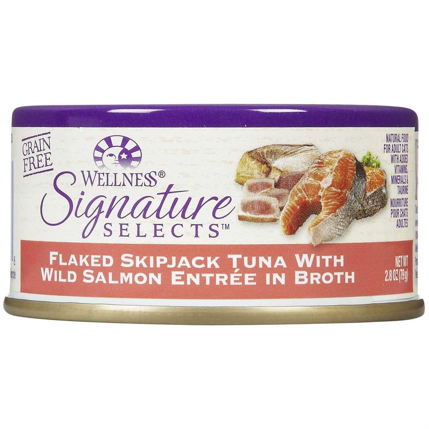 Wellness Signature Selects Natural Grain Free Cat Food Tuna & Salmon