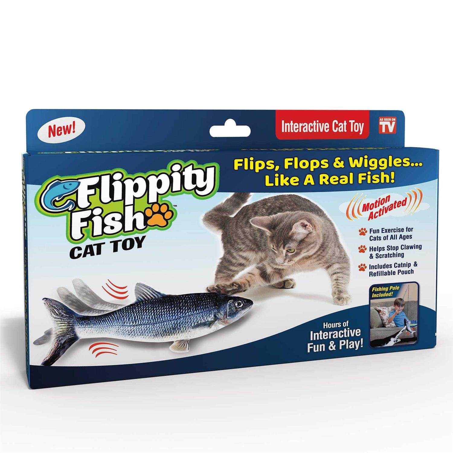 Flippity Fish Cat Toy