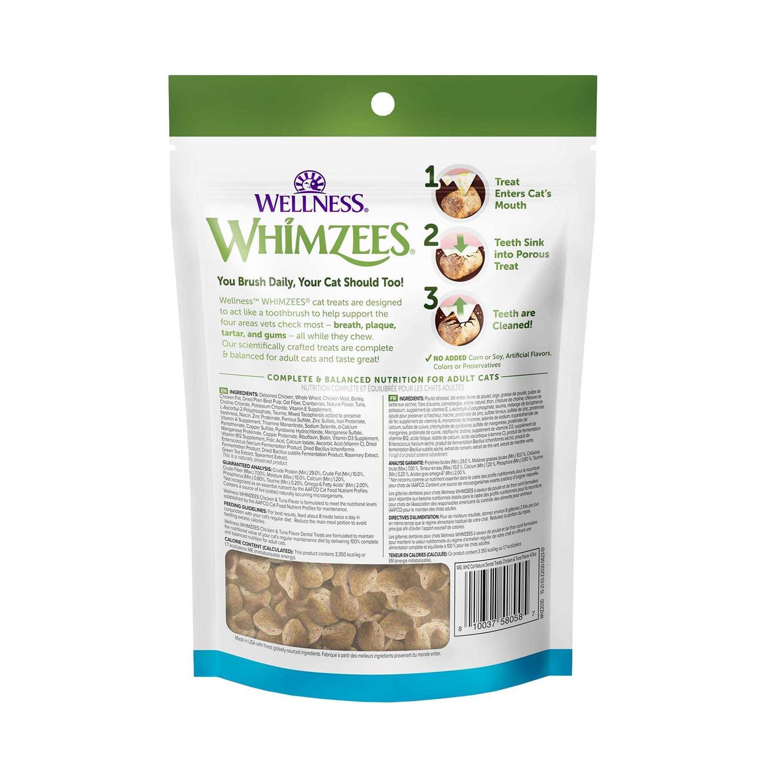 Alternative view of Whimzees Natural Dental Chicken Cat Treats