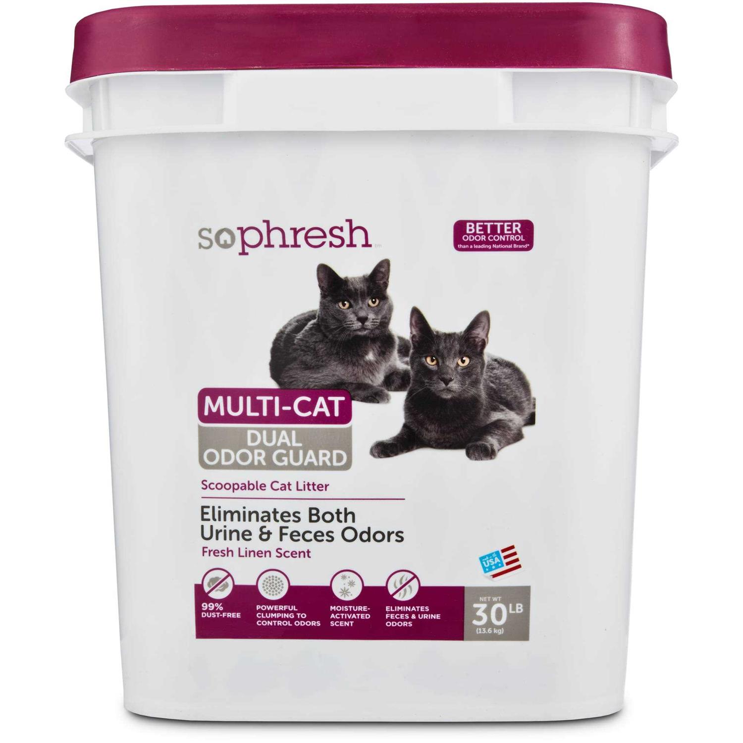 So Phresh Dual Odor Guard Scoopable Cat Litter
