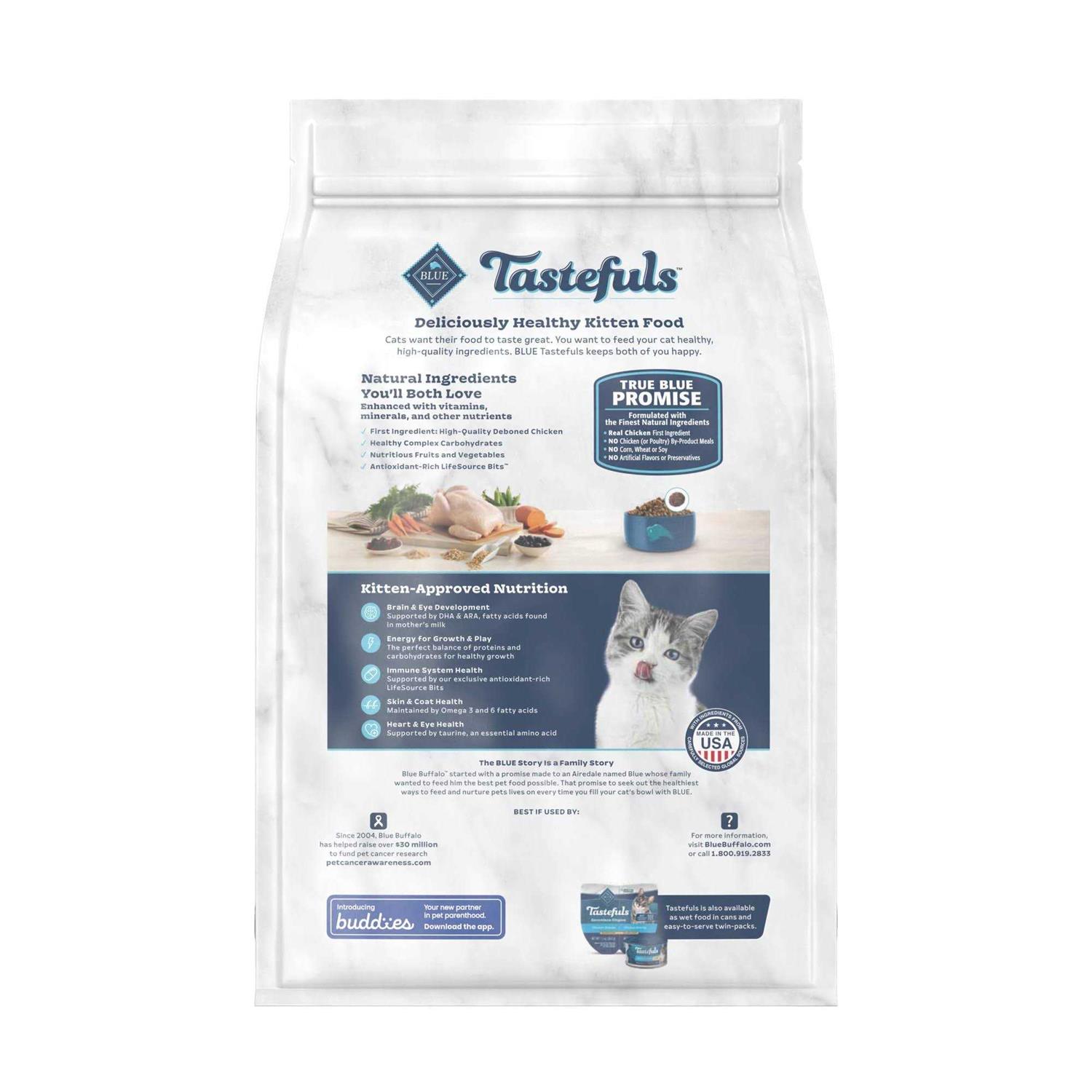 Alternative view of BLUE Healthy Growth Dry Kitten Food