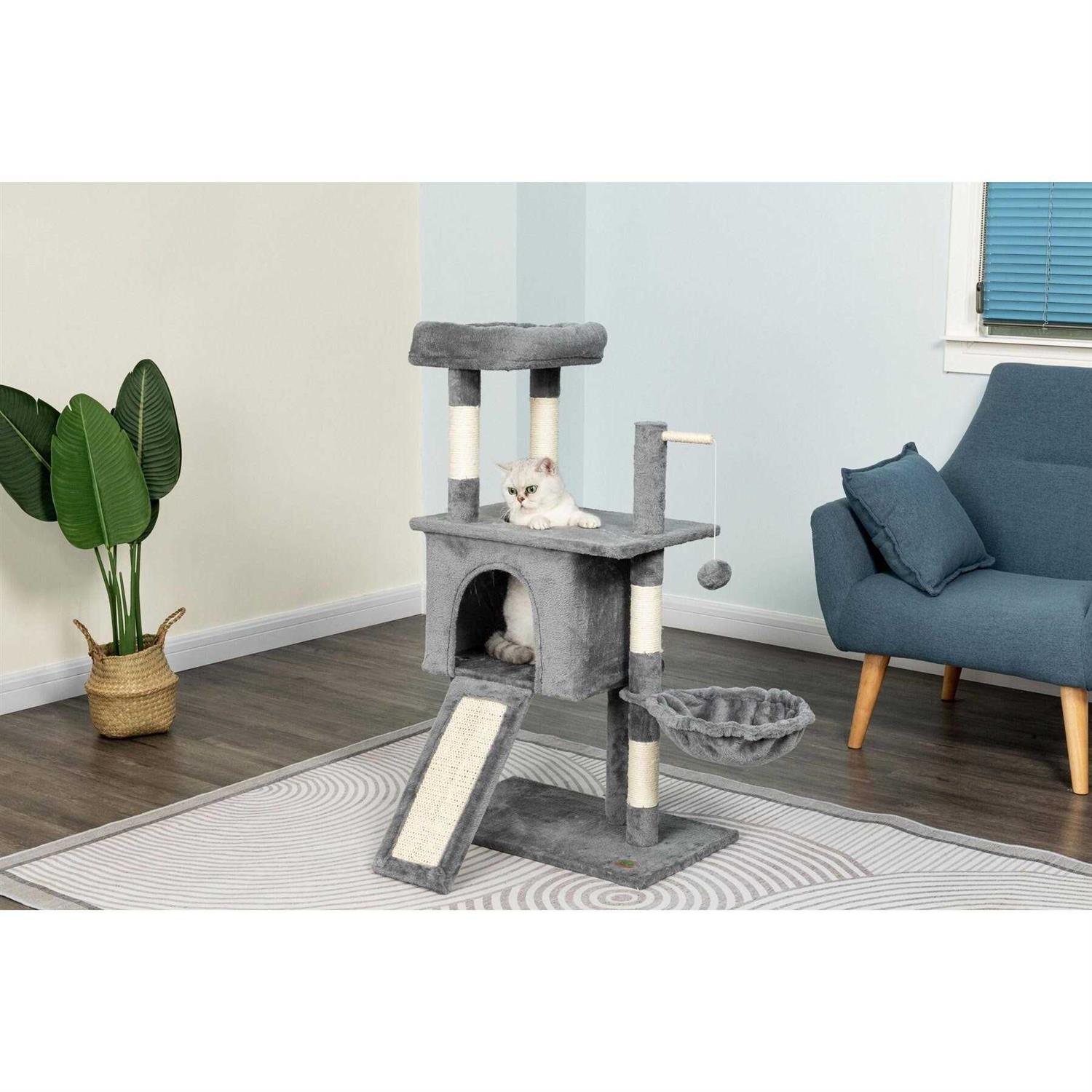 Alternative view of Go Pet Club Fs801 Everyday Value 38in Three Level Cat Tree Tower